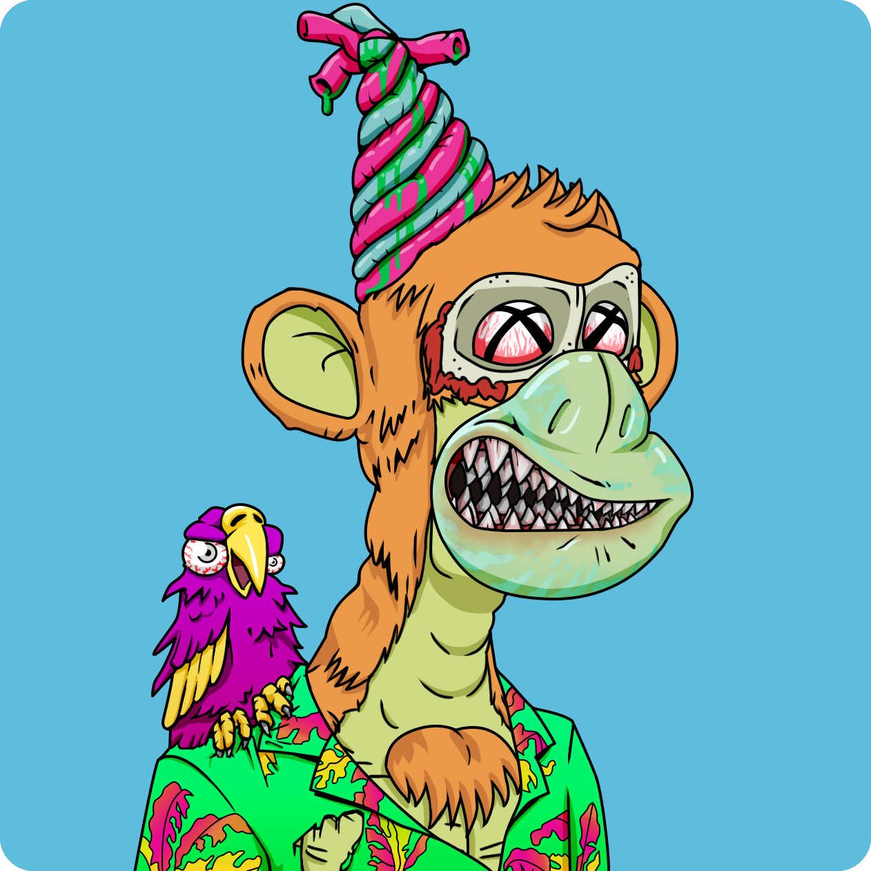 Yuga Labs - Mutant Ape Yacht Club - NFT # 19130