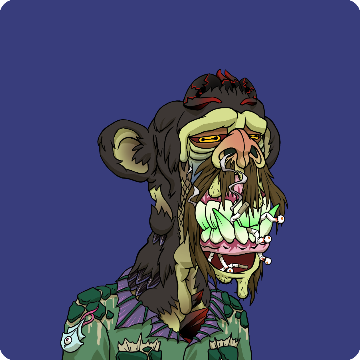 Yuga Labs - Mutant Ape Yacht Club - NFT # 1704