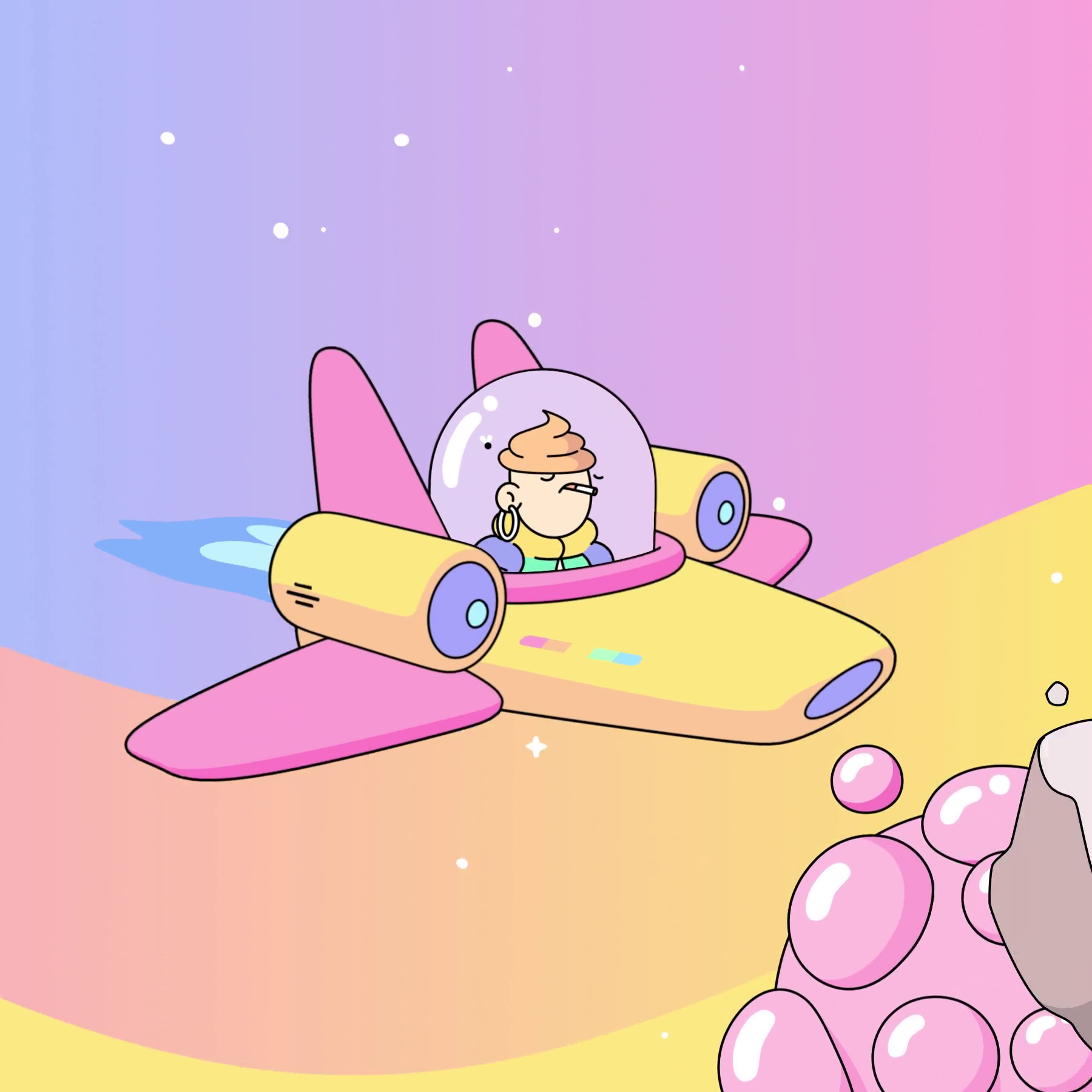 The Doodles Founders - Space Doodles - Space Doodle #434 - NFT # 434