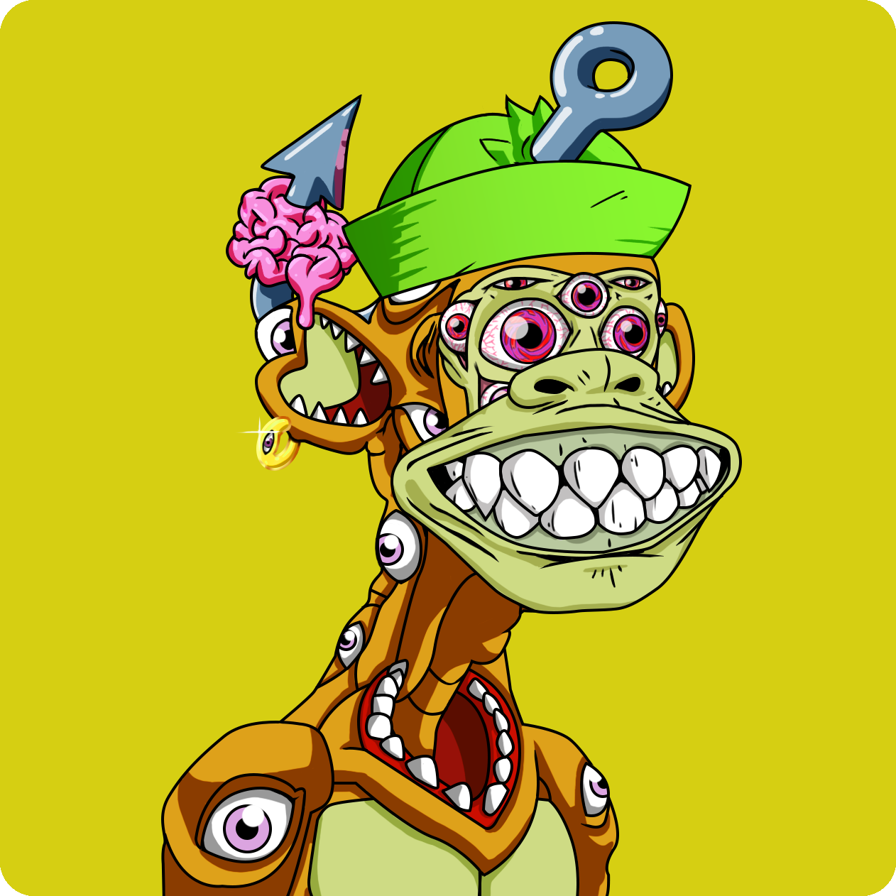 Yuga Labs - Mutant Ape Yacht Club - NFT # 18416