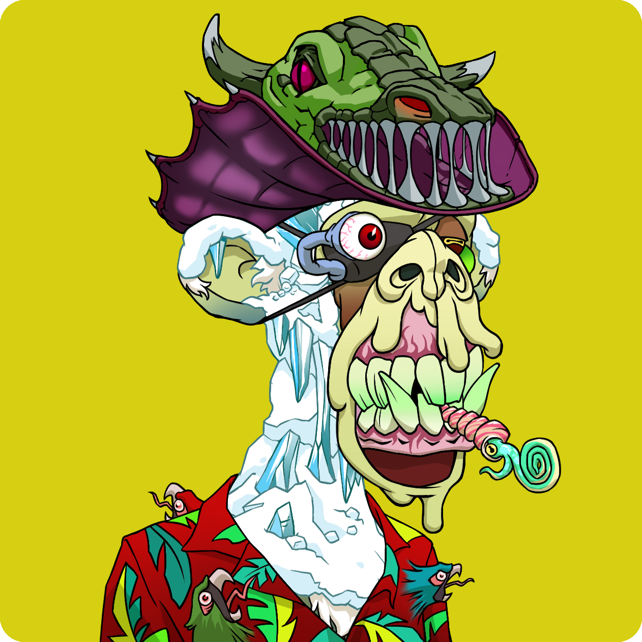 Yuga Labs - Mutant Ape Yacht Club - NFT # 7046