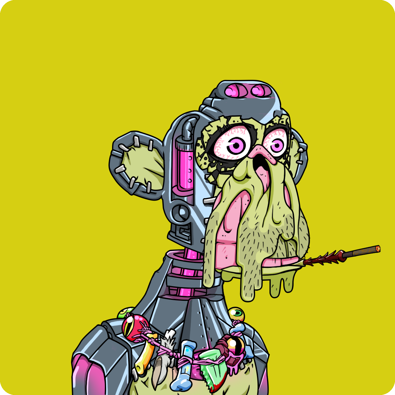 Yuga Labs - Mutant Ape Yacht Club - NFT # 3421