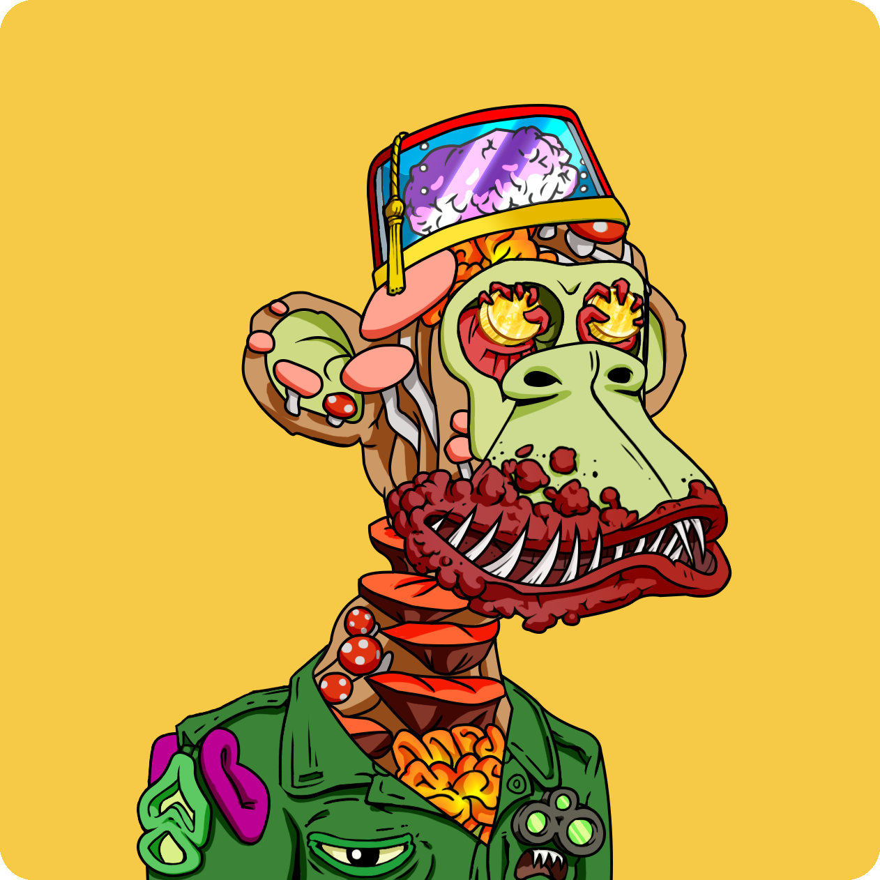 Yuga Labs - Mutant Ape Yacht Club - NFT # 6033