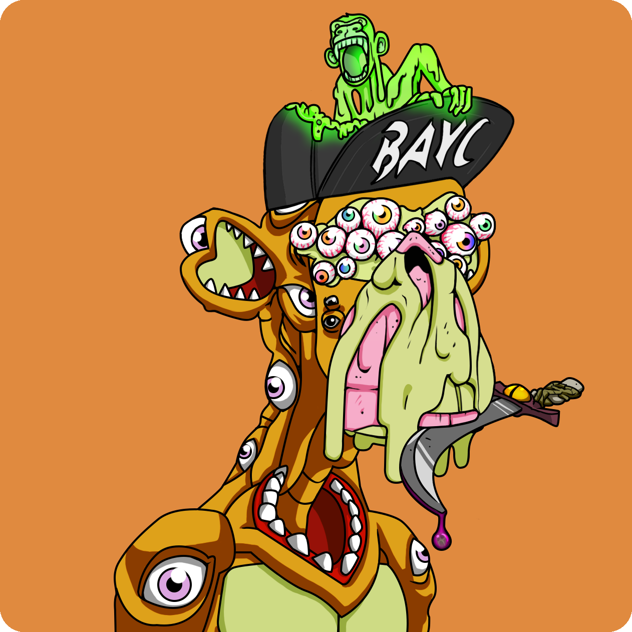 Yuga Labs - Mutant Ape Yacht Club - NFT # 1416