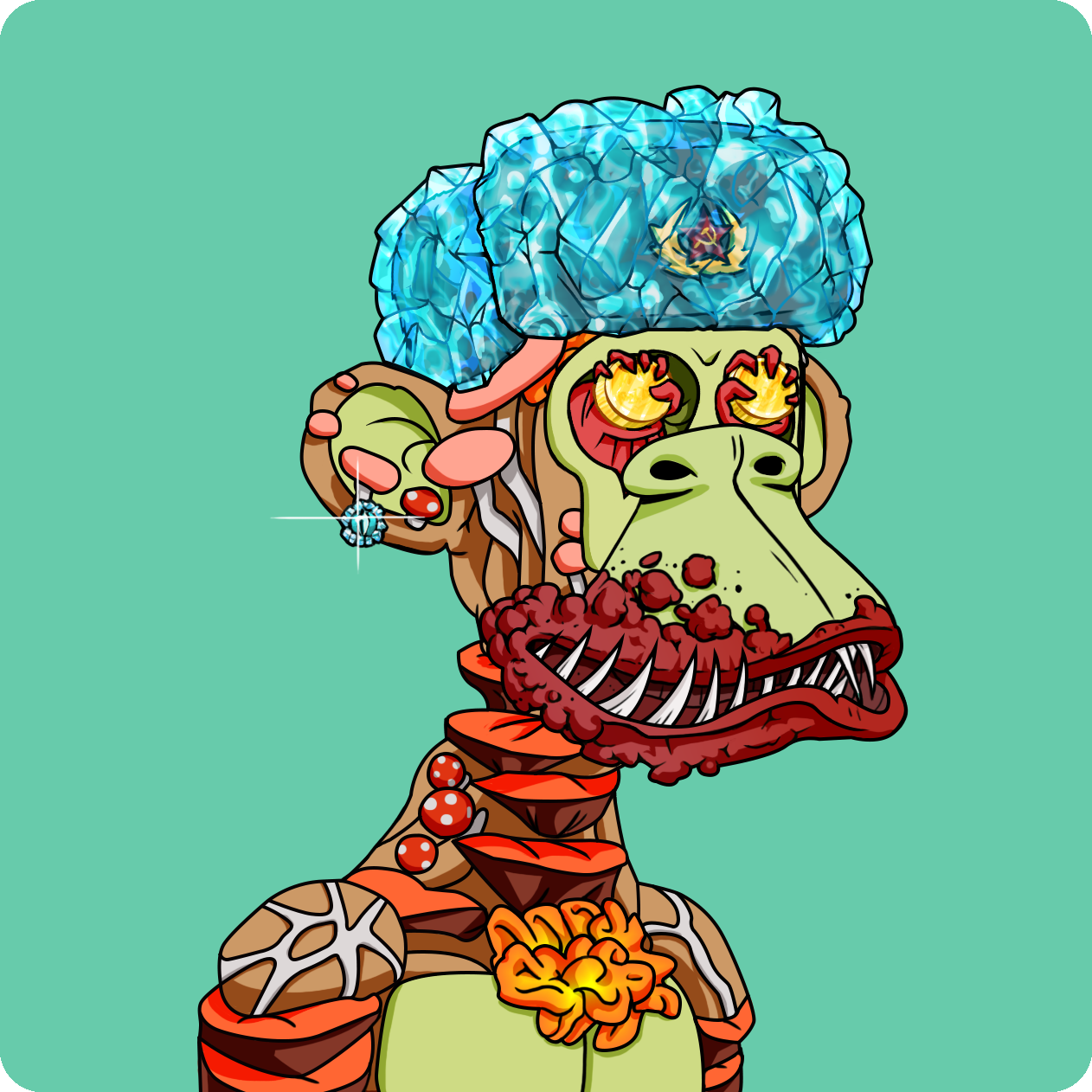 Yuga Labs - Mutant Ape Yacht Club - NFT # 2142