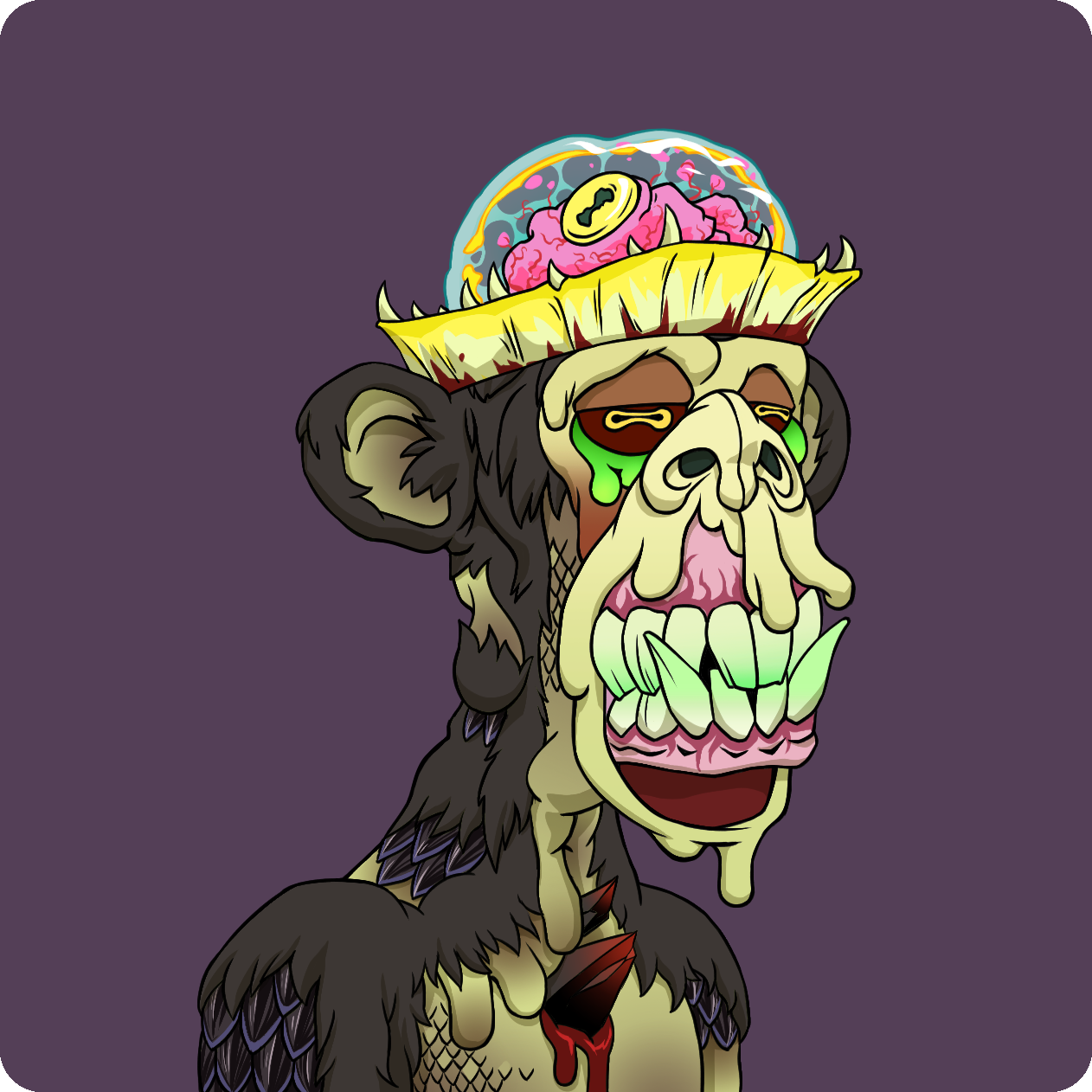 Yuga Labs - Mutant Ape Yacht Club - NFT # 2986