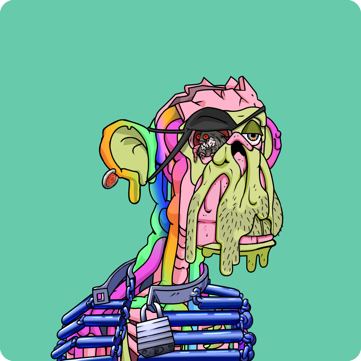 Yuga Labs - Mutant Ape Yacht Club - NFT # 12484