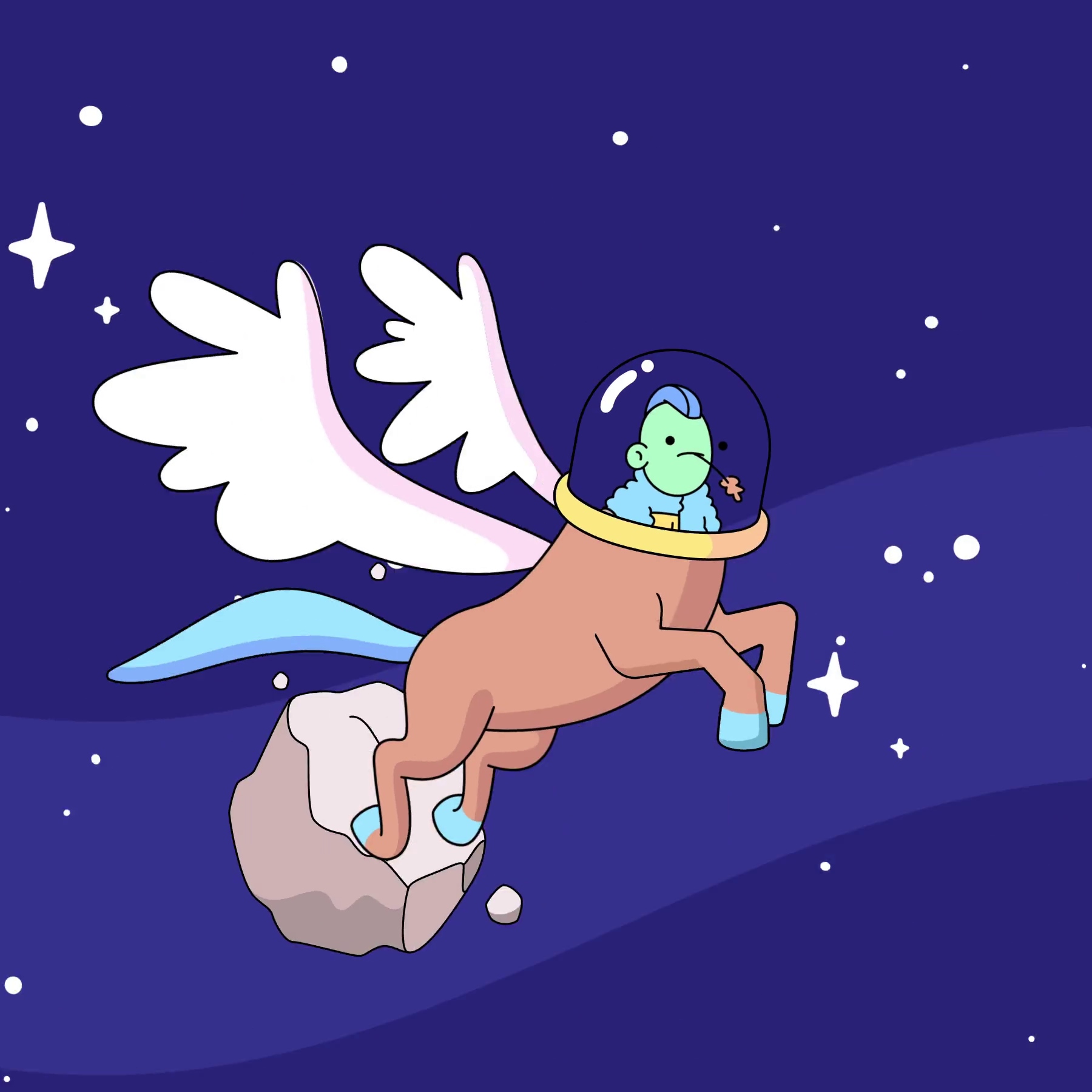 The Doodles Founders - Space Doodles - Space Doodle #9887 - NFT # 9887