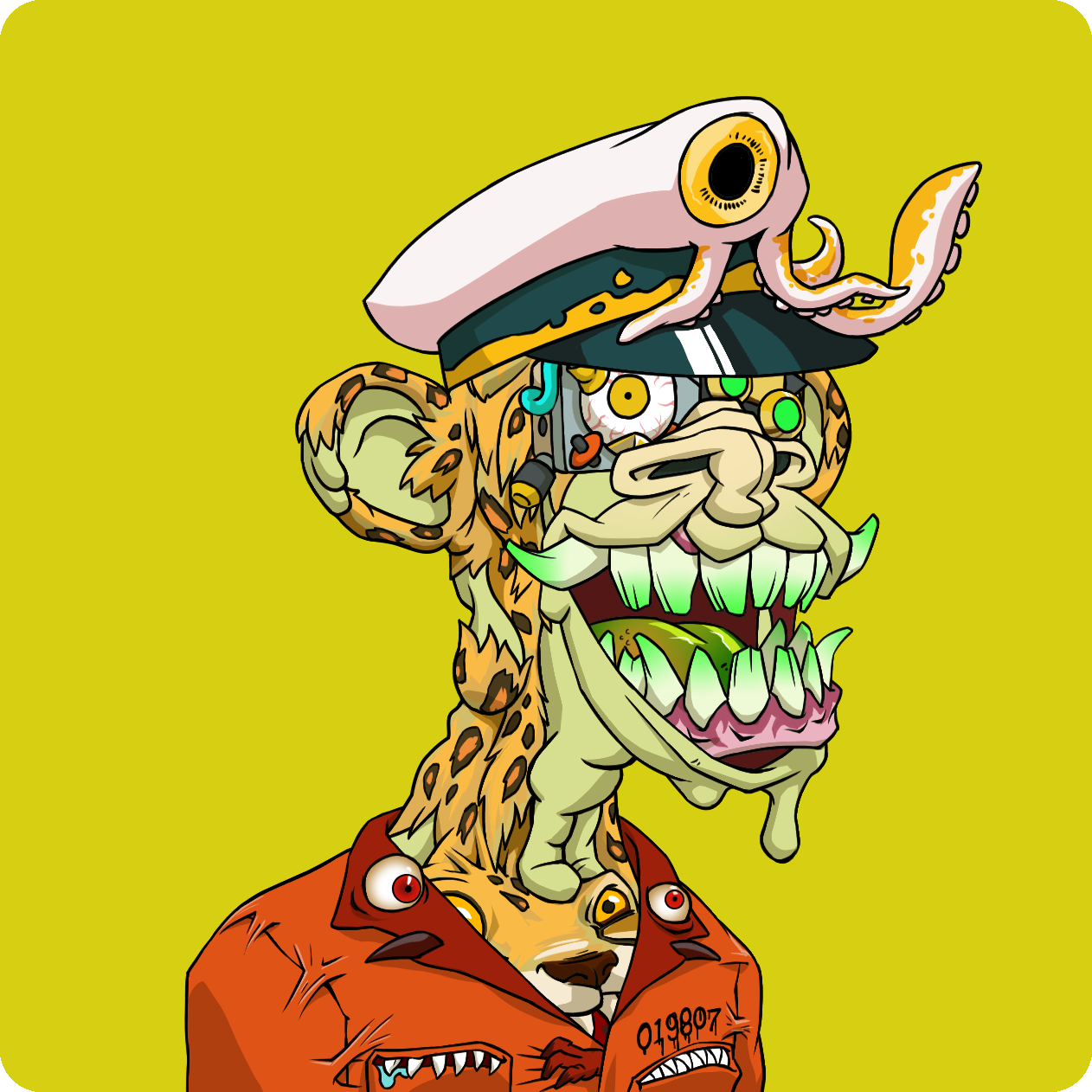 Yuga Labs - Mutant Ape Yacht Club - NFT # 881