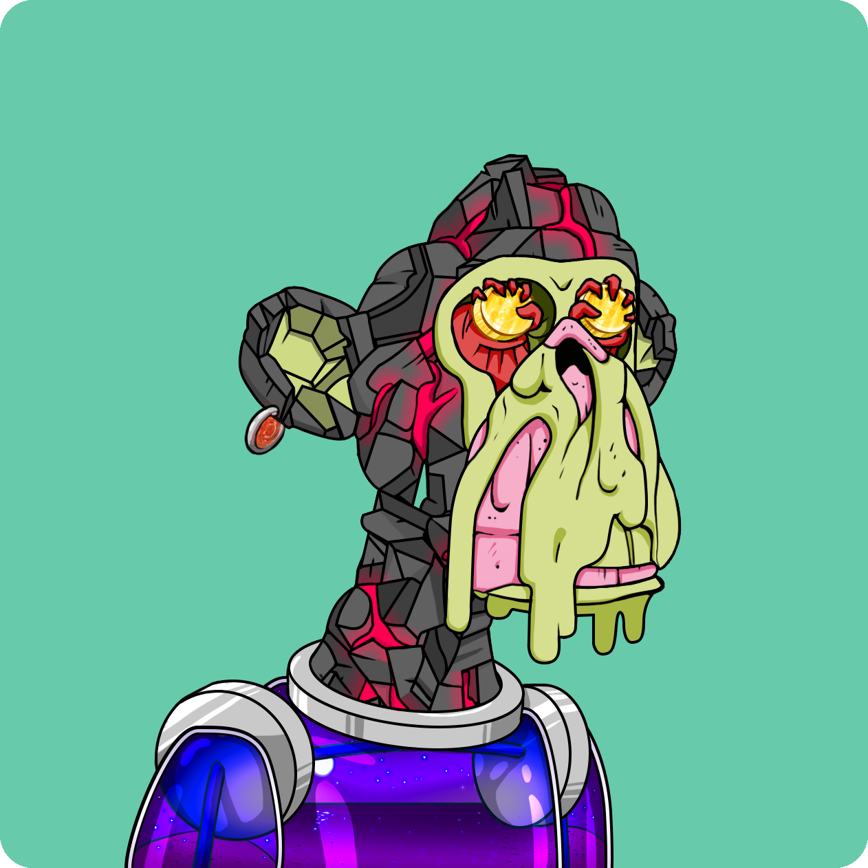 Yuga Labs - Mutant Ape Yacht Club - NFT # 2158