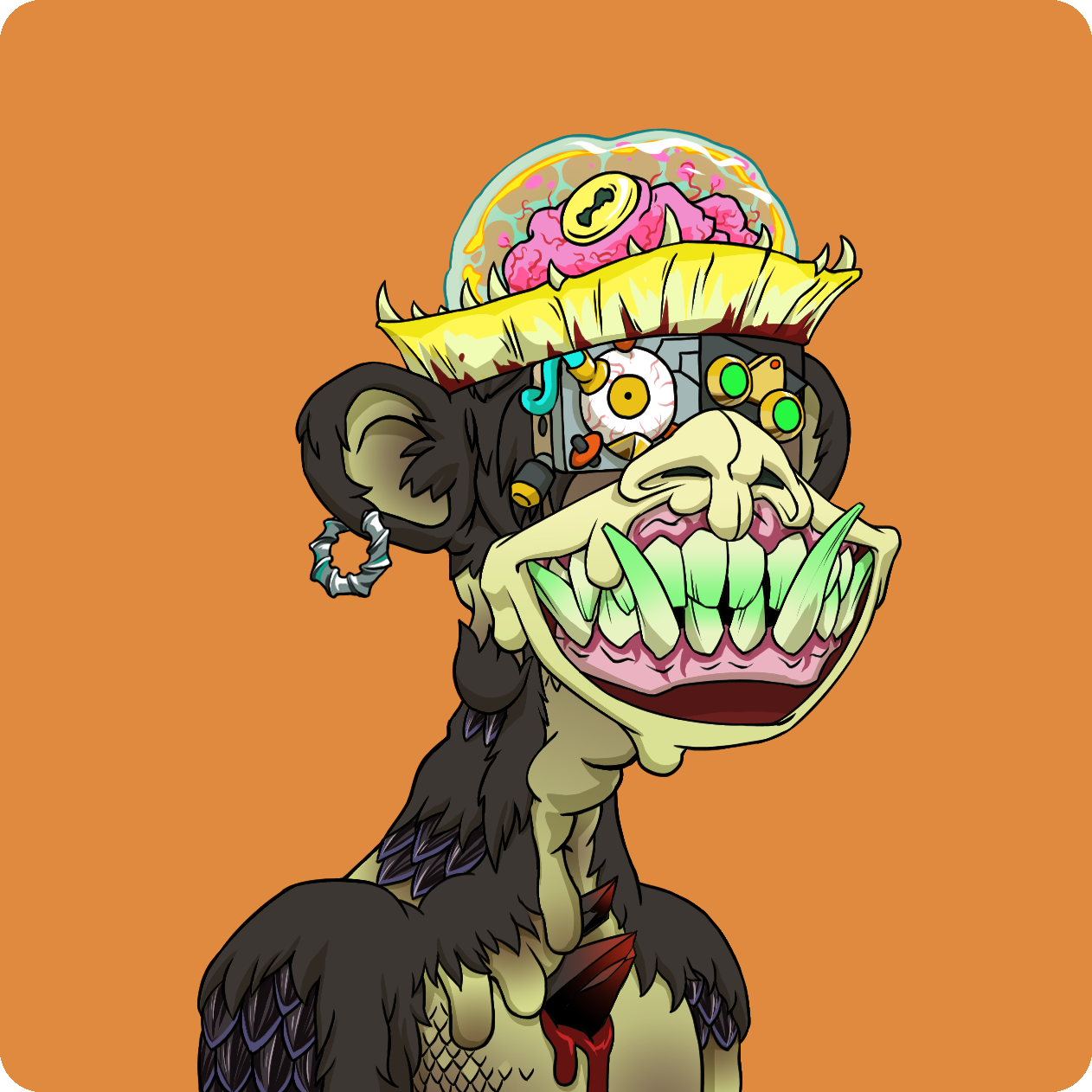 Yuga Labs - Mutant Ape Yacht Club - NFT # 16665