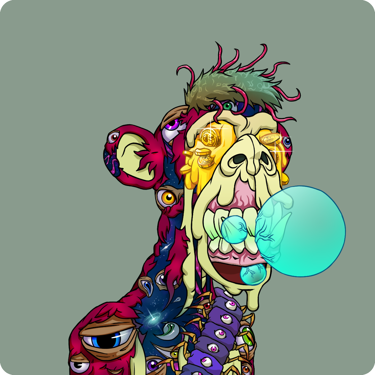 Yuga Labs - Mutant Ape Yacht Club - NFT # 19385