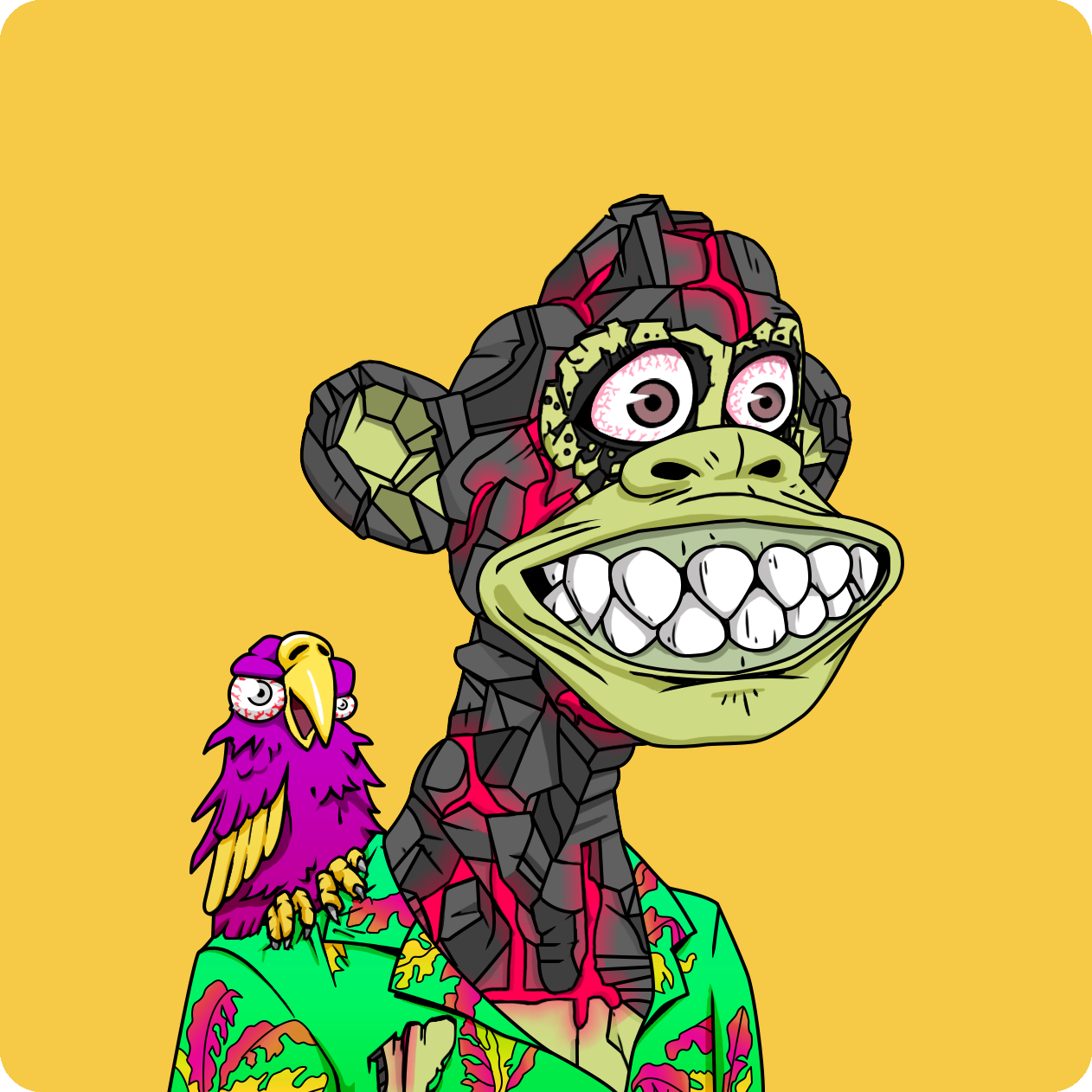 Yuga Labs - Mutant Ape Yacht Club - NFT # 21470