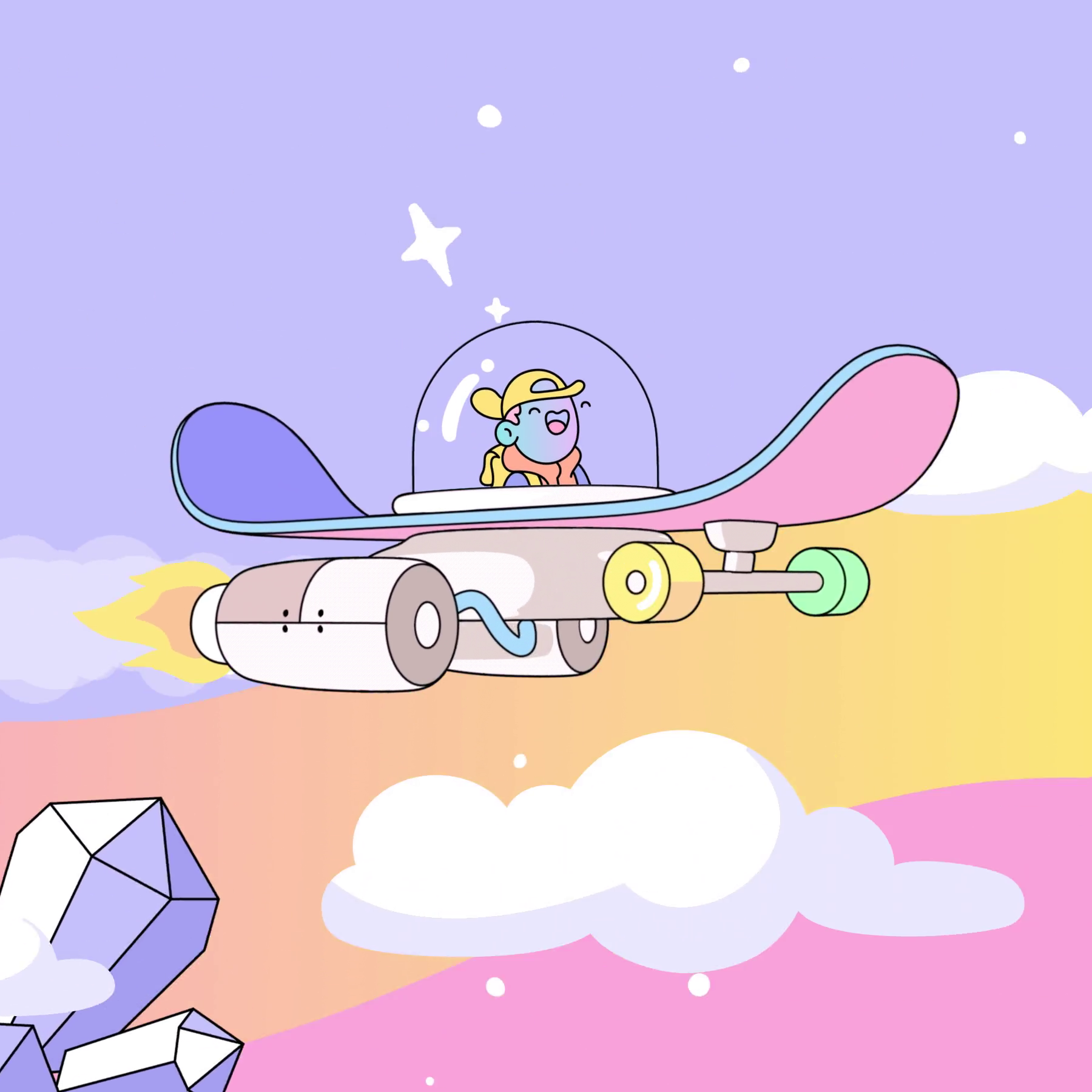 The Doodles Founders - Space Doodles - Space Doodle #9760 - NFT # 9760