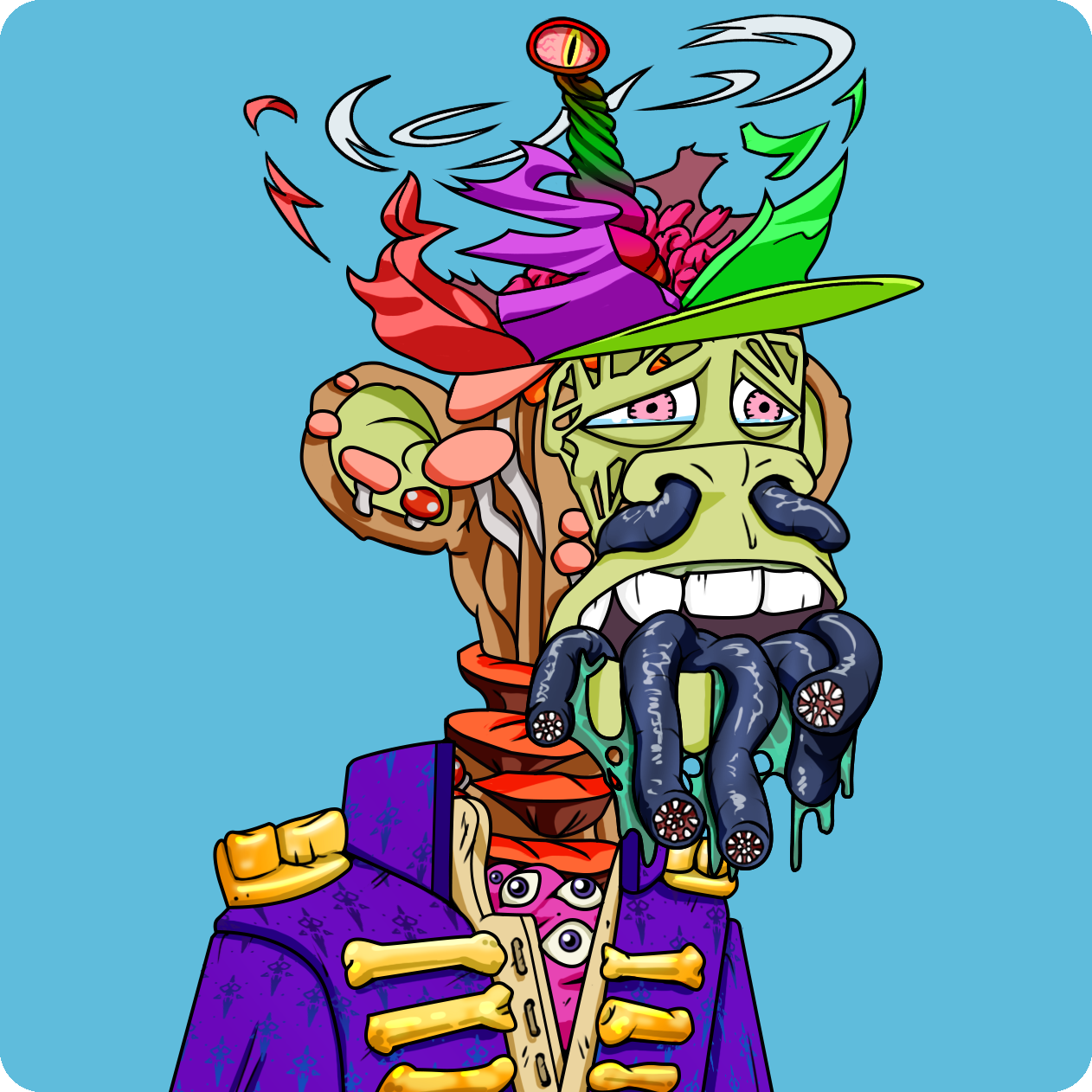 Yuga Labs - Mutant Ape Yacht Club - NFT # 9598