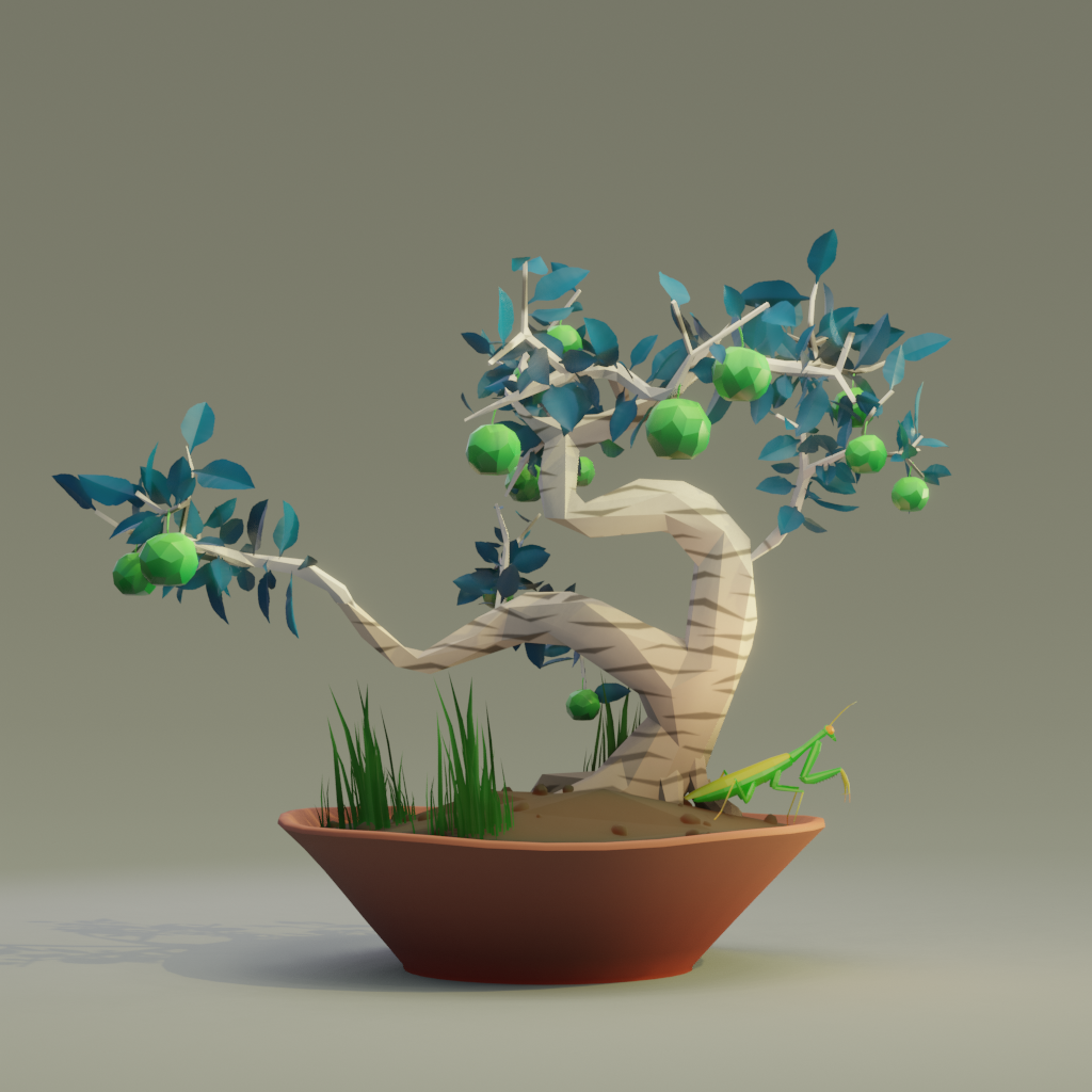 ZENFT Garden Society - Bonsai - Bonsai #8466 - NFT # 8466