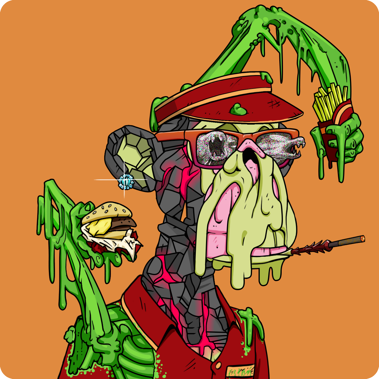 Yuga Labs - Mutant Ape Yacht Club - NFT # 3418