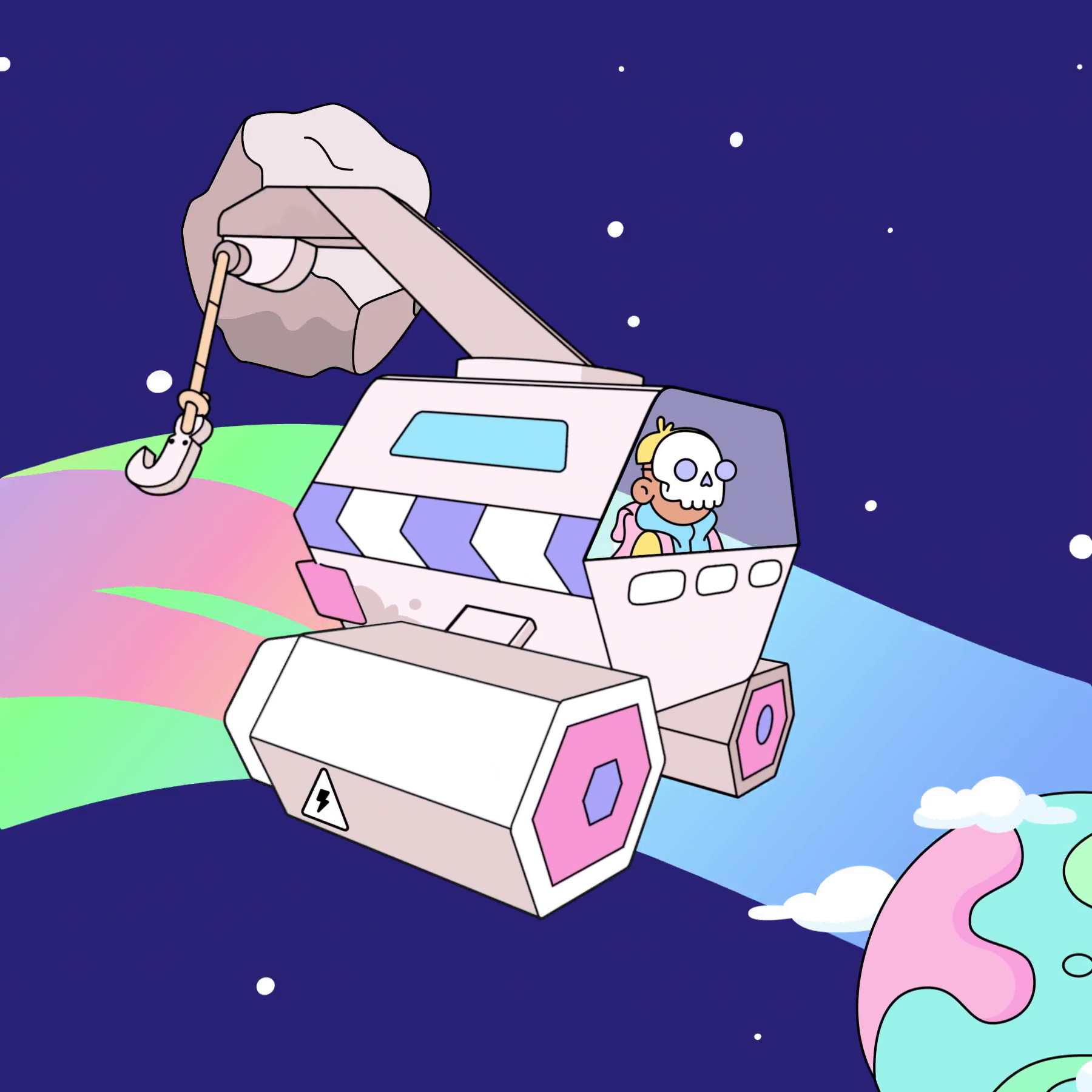 The Doodles Founders - Space Doodles - Space Doodle #470 - NFT # 470