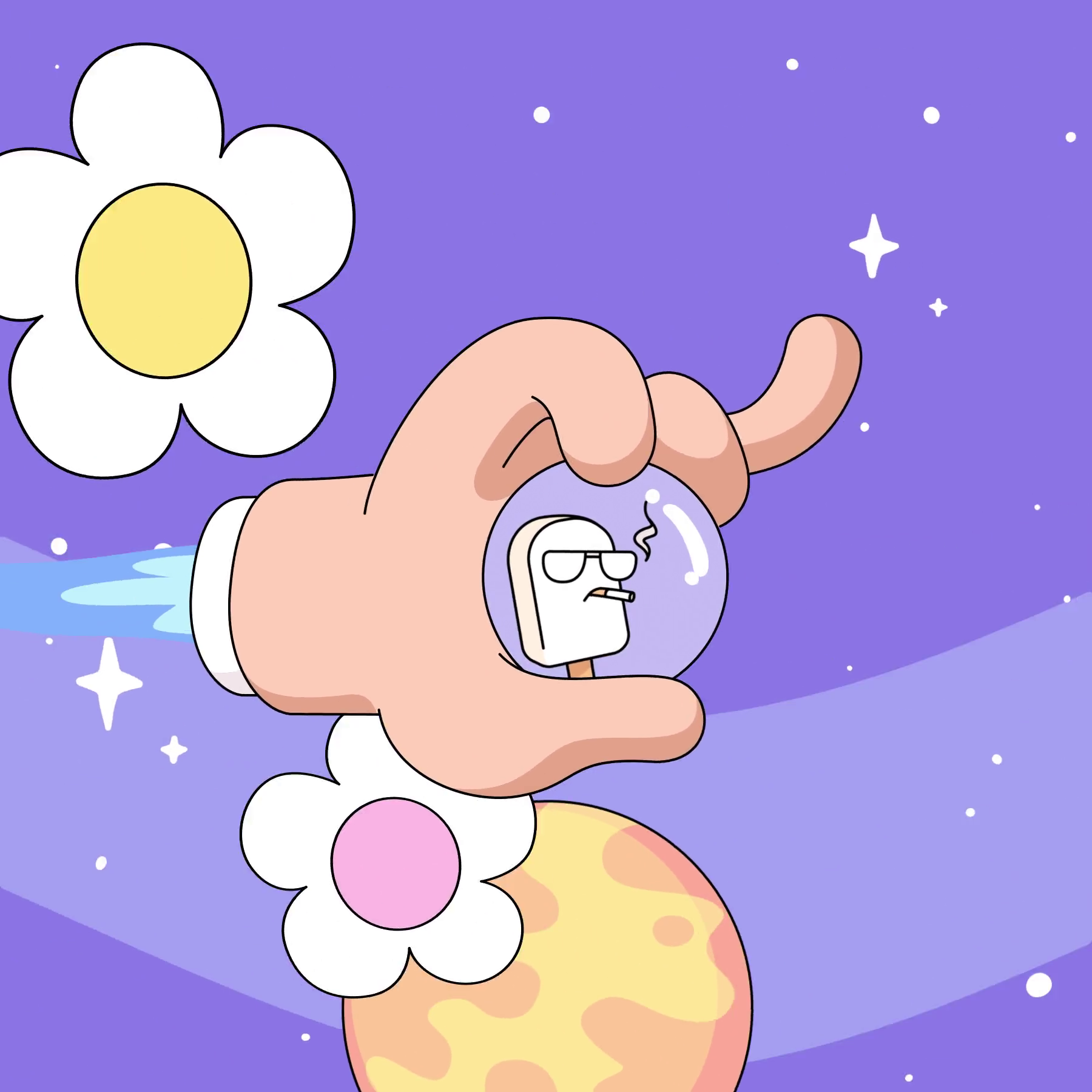 The Doodles Founders - Space Doodles - Space Doodle #283 - NFT # 283