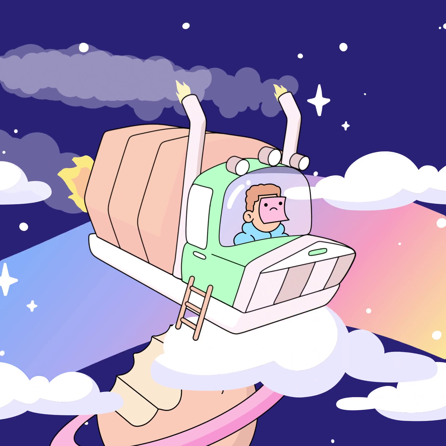 The Doodles Founders - Space Doodles - Space Doodle #9739 - NFT # 9739