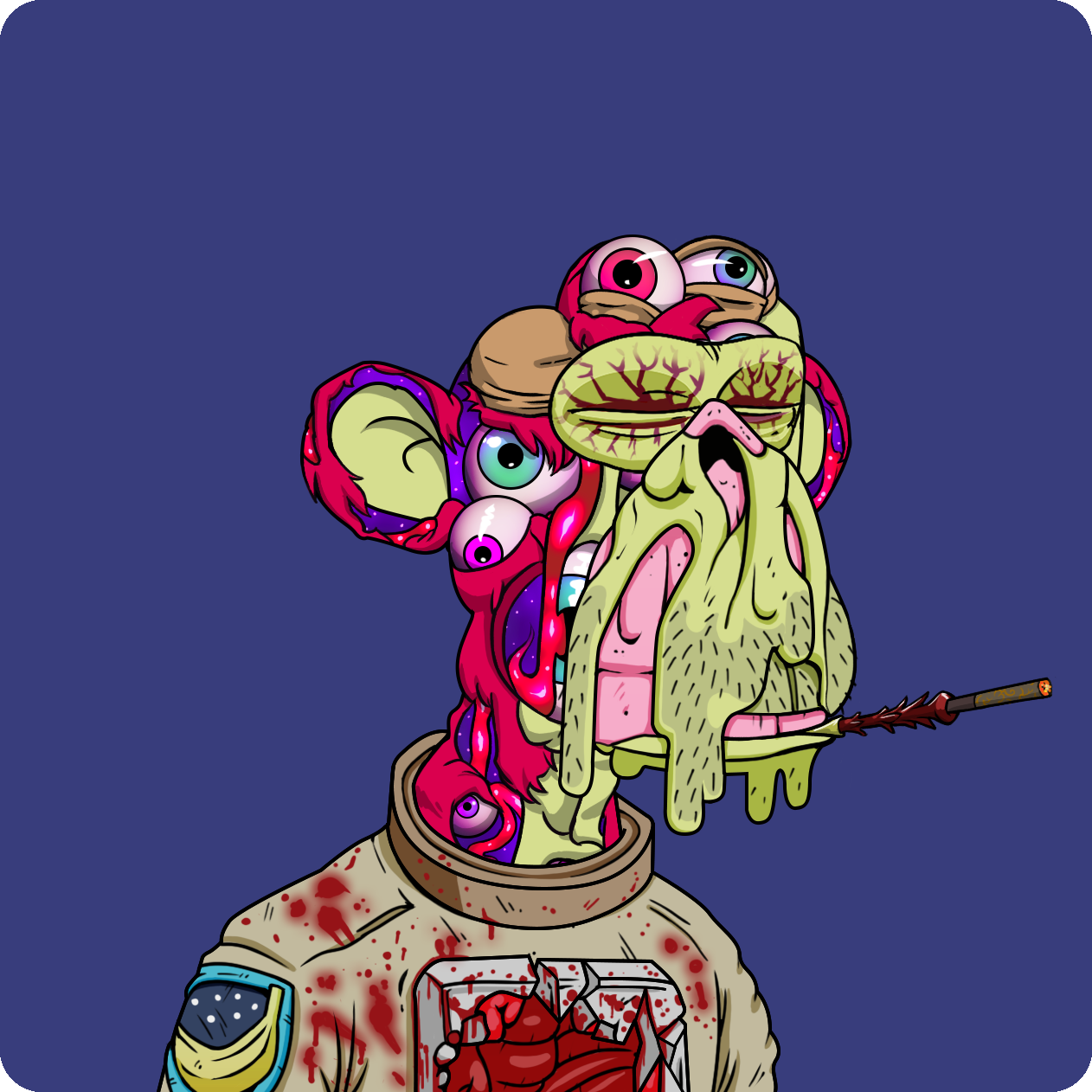 Yuga Labs - Mutant Ape Yacht Club - NFT # 3252