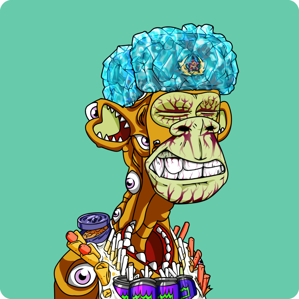 Yuga Labs - Mutant Ape Yacht Club - NFT # 21828