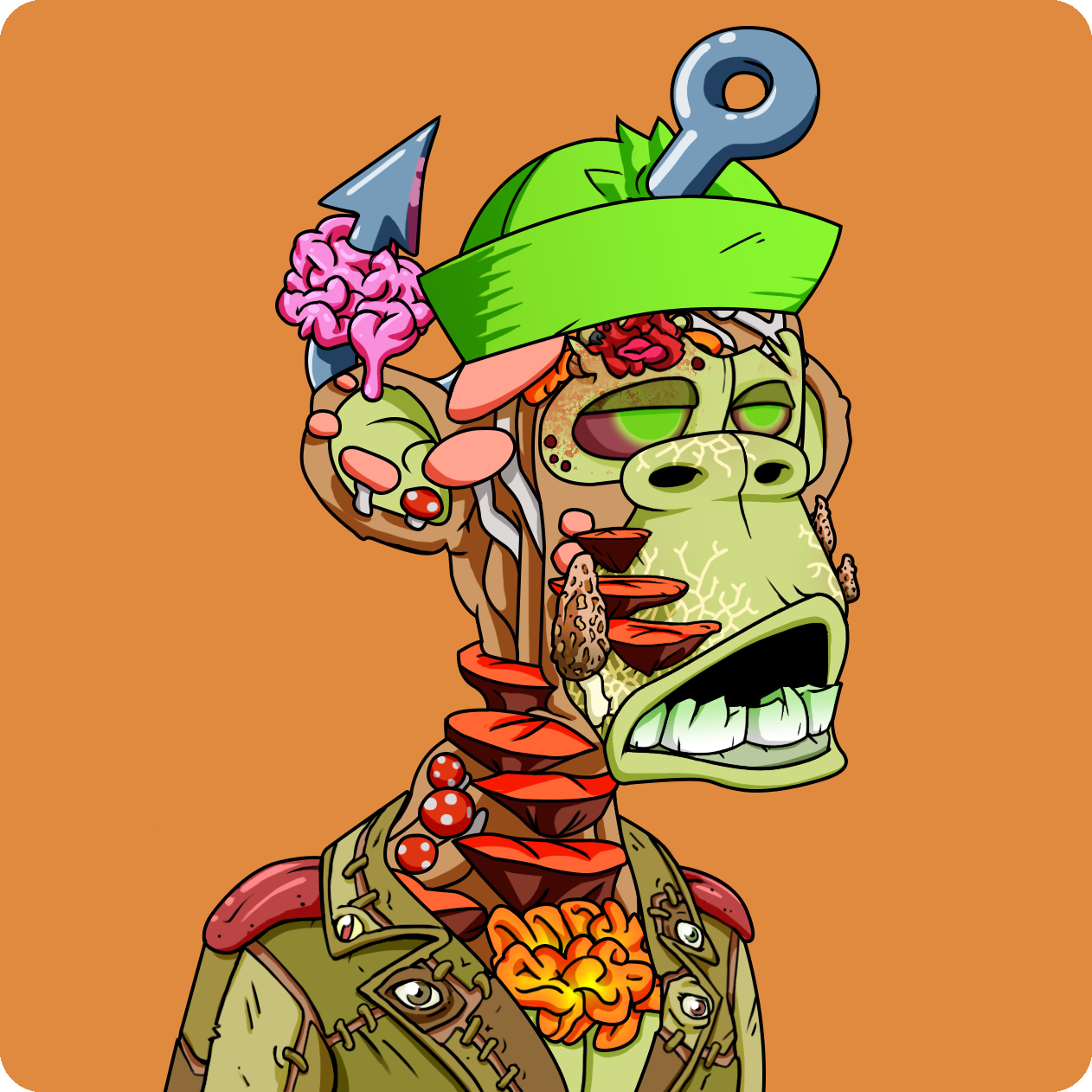 Yuga Labs - Mutant Ape Yacht Club - NFT # 3709