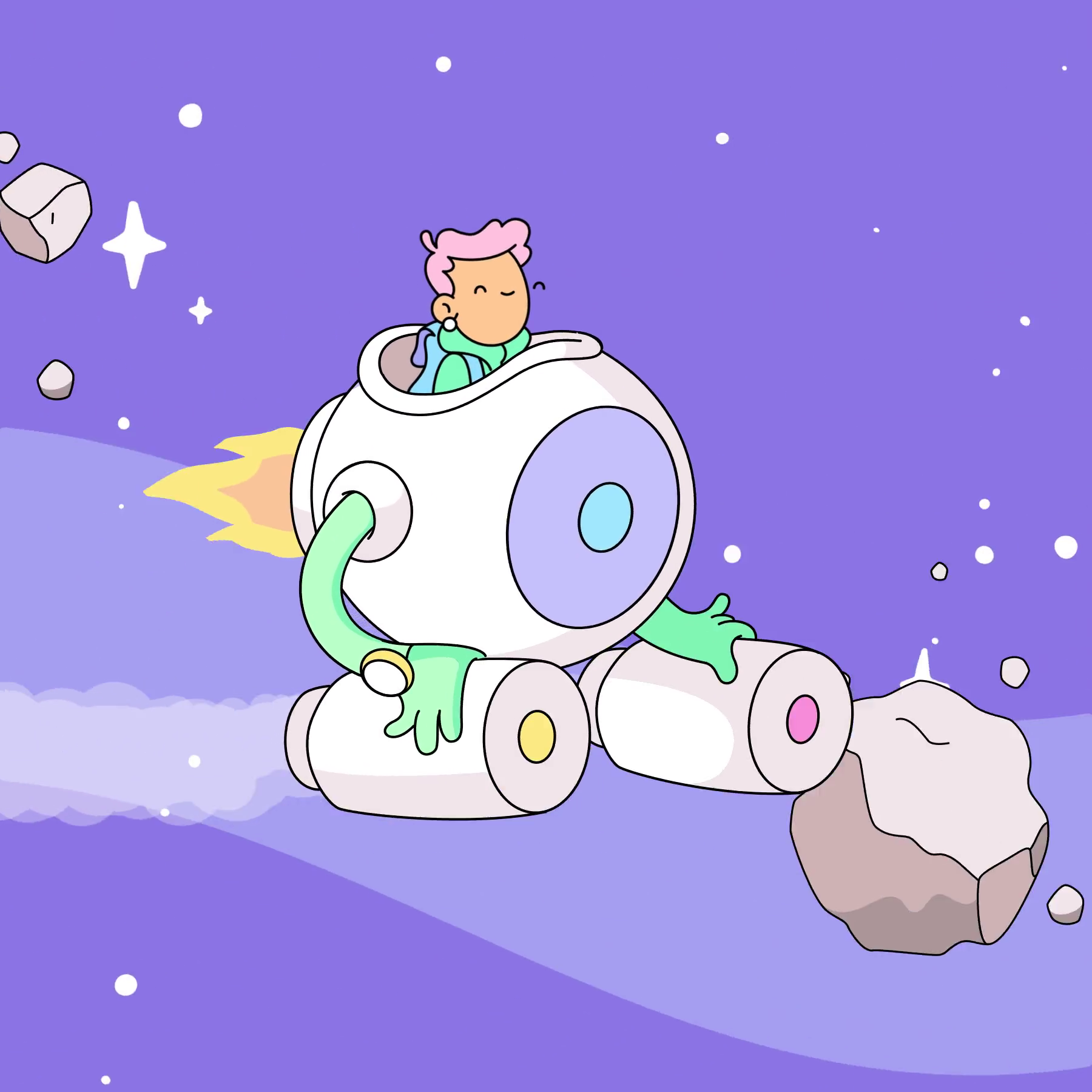 The Doodles Founders - Space Doodles - Space Doodle #353 - NFT # 353