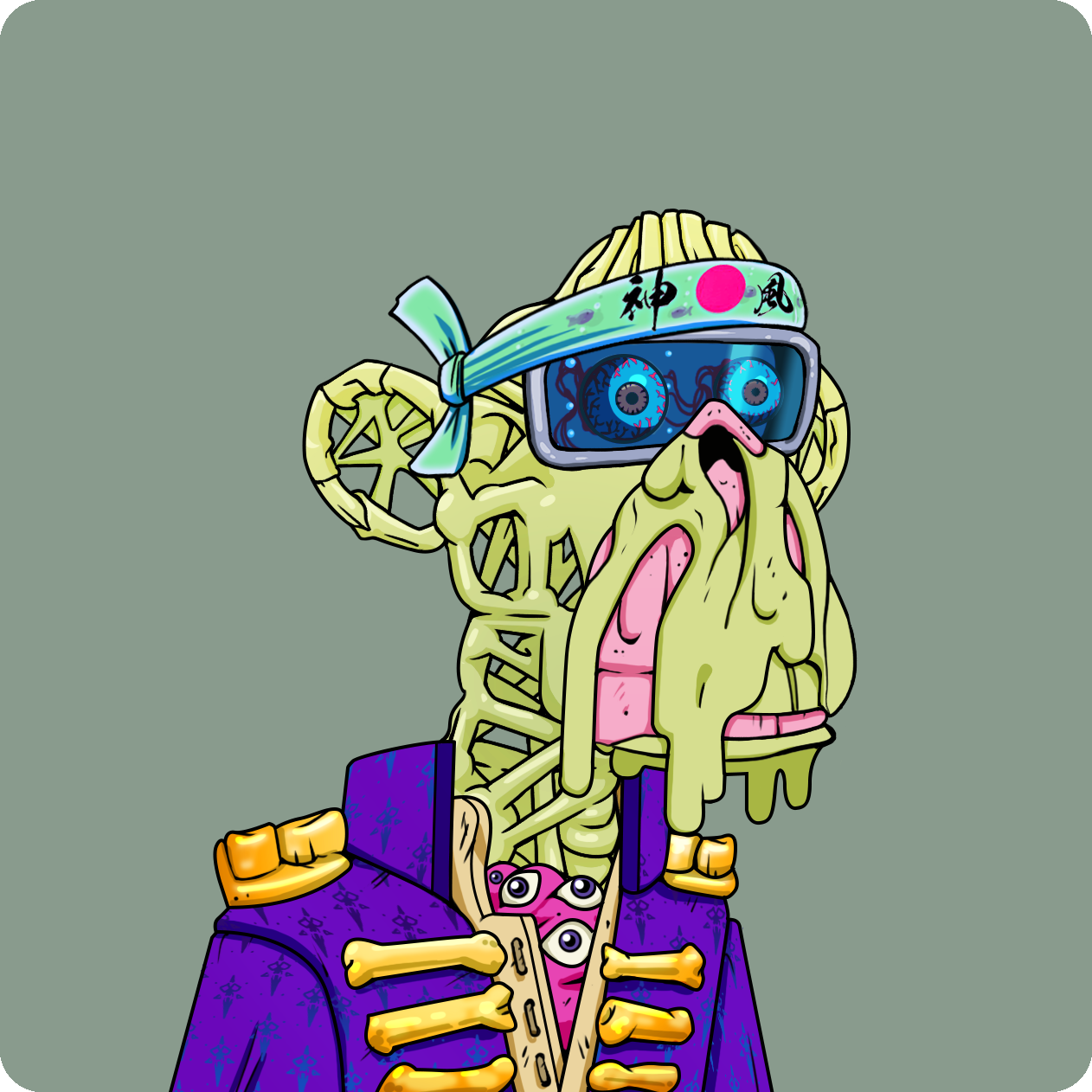 Yuga Labs - Mutant Ape Yacht Club - NFT # 13818