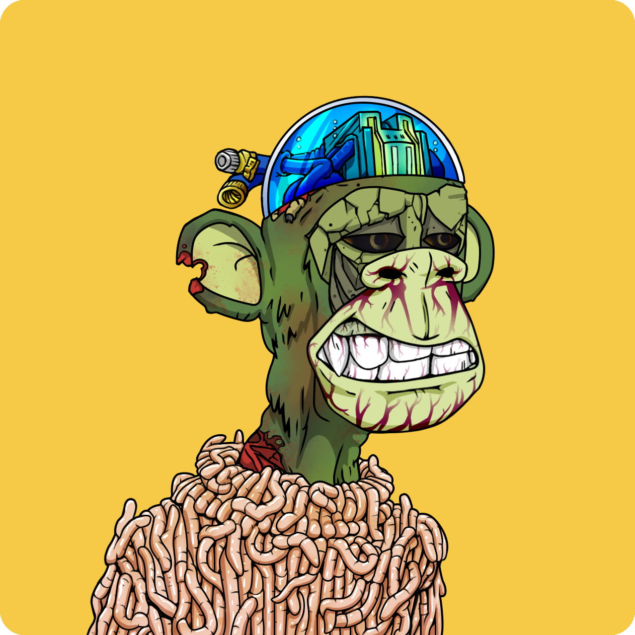 Yuga Labs - Mutant Ape Yacht Club - NFT # 3563