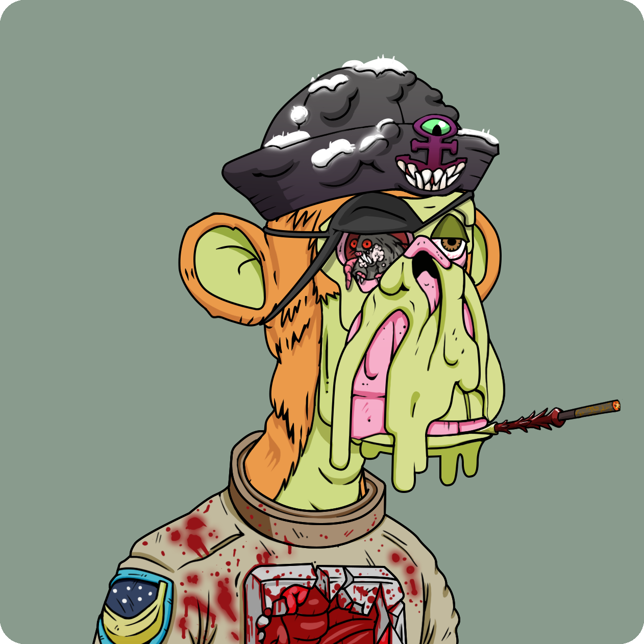 Yuga Labs - Mutant Ape Yacht Club - NFT # 4845