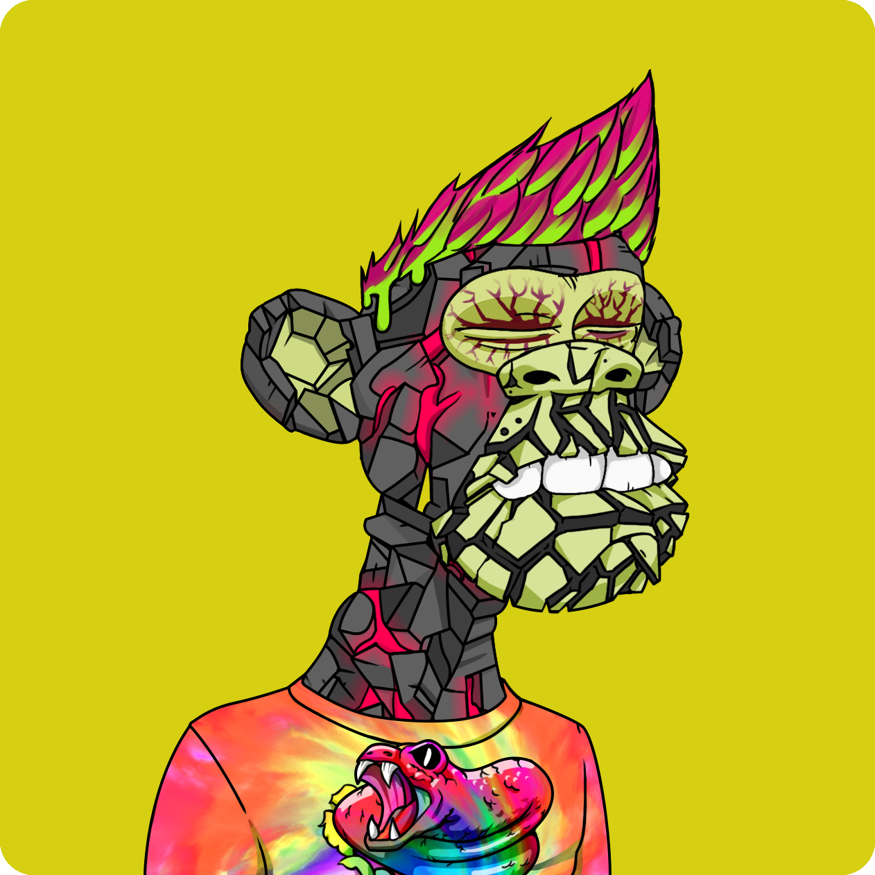 Yuga Labs - Mutant Ape Yacht Club - NFT # 22154