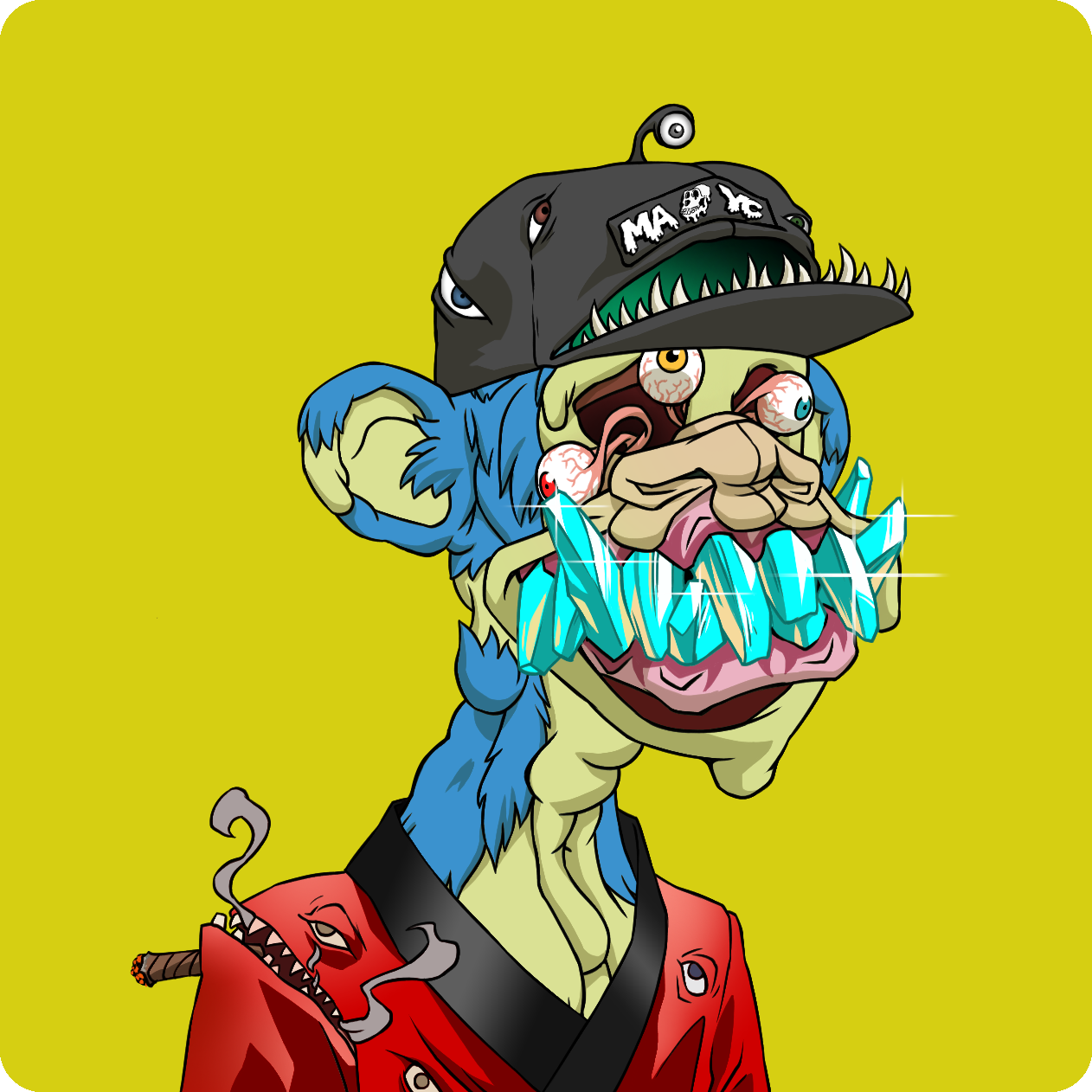 Yuga Labs - Mutant Ape Yacht Club - NFT # 1586