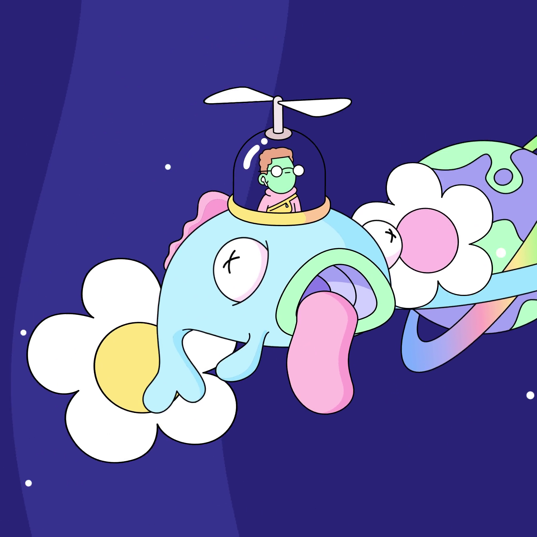 The Doodles Founders - Space Doodles - Space Doodle #440 - NFT # 440