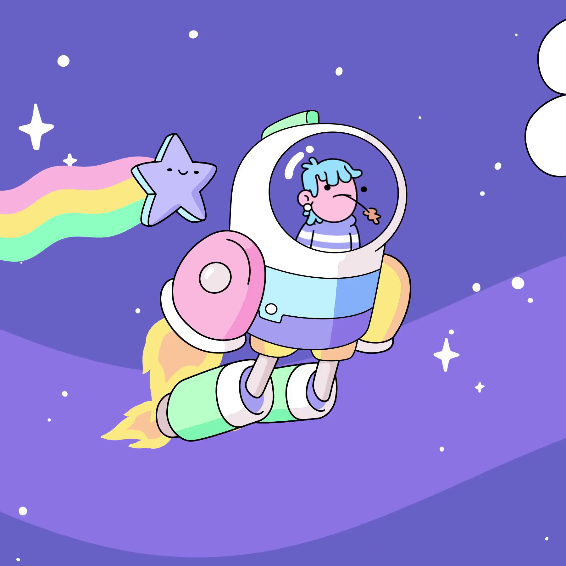 The Doodles Founders - Space Doodles - Space Doodle #9832 - NFT # 9832