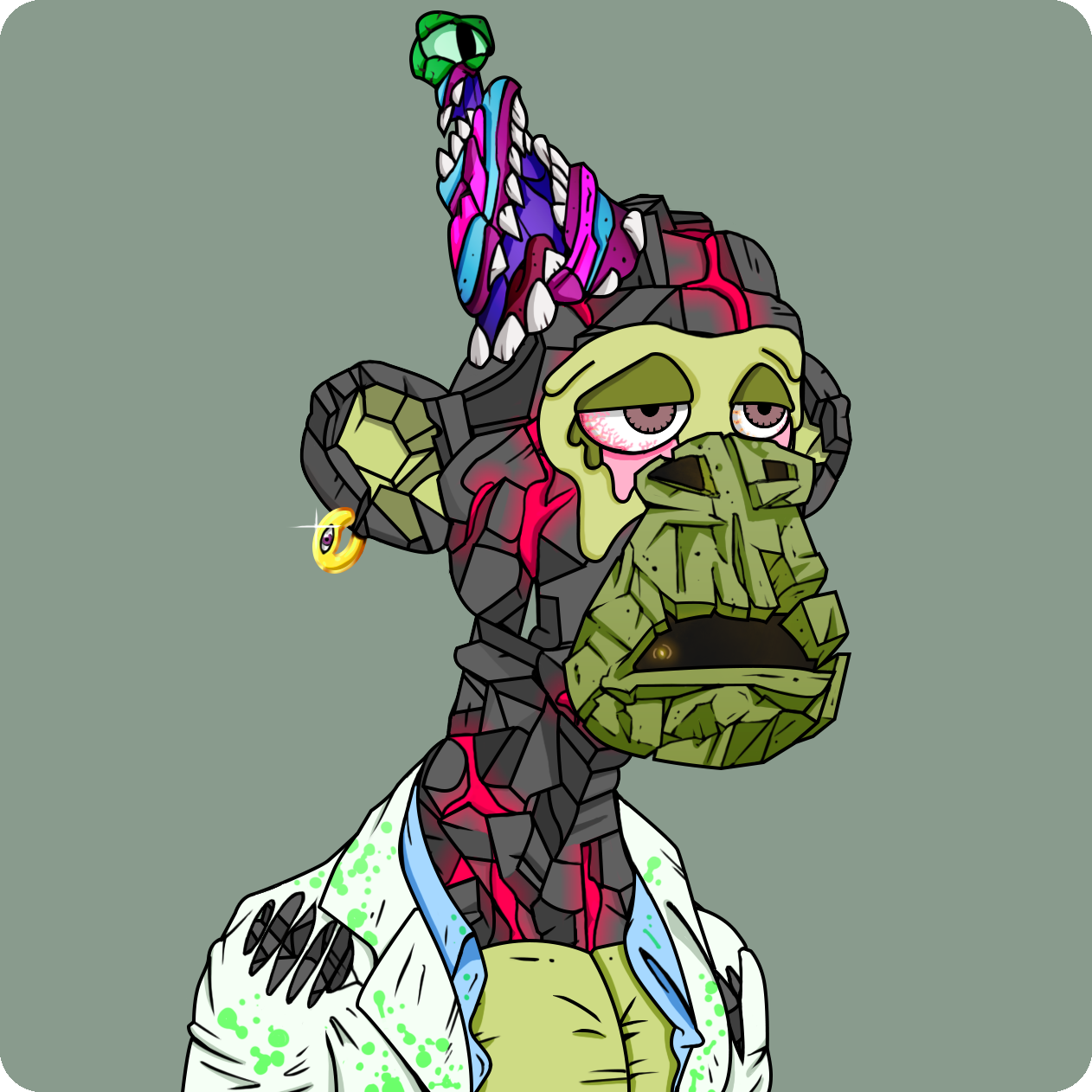 Yuga Labs - Mutant Ape Yacht Club - NFT # 11376