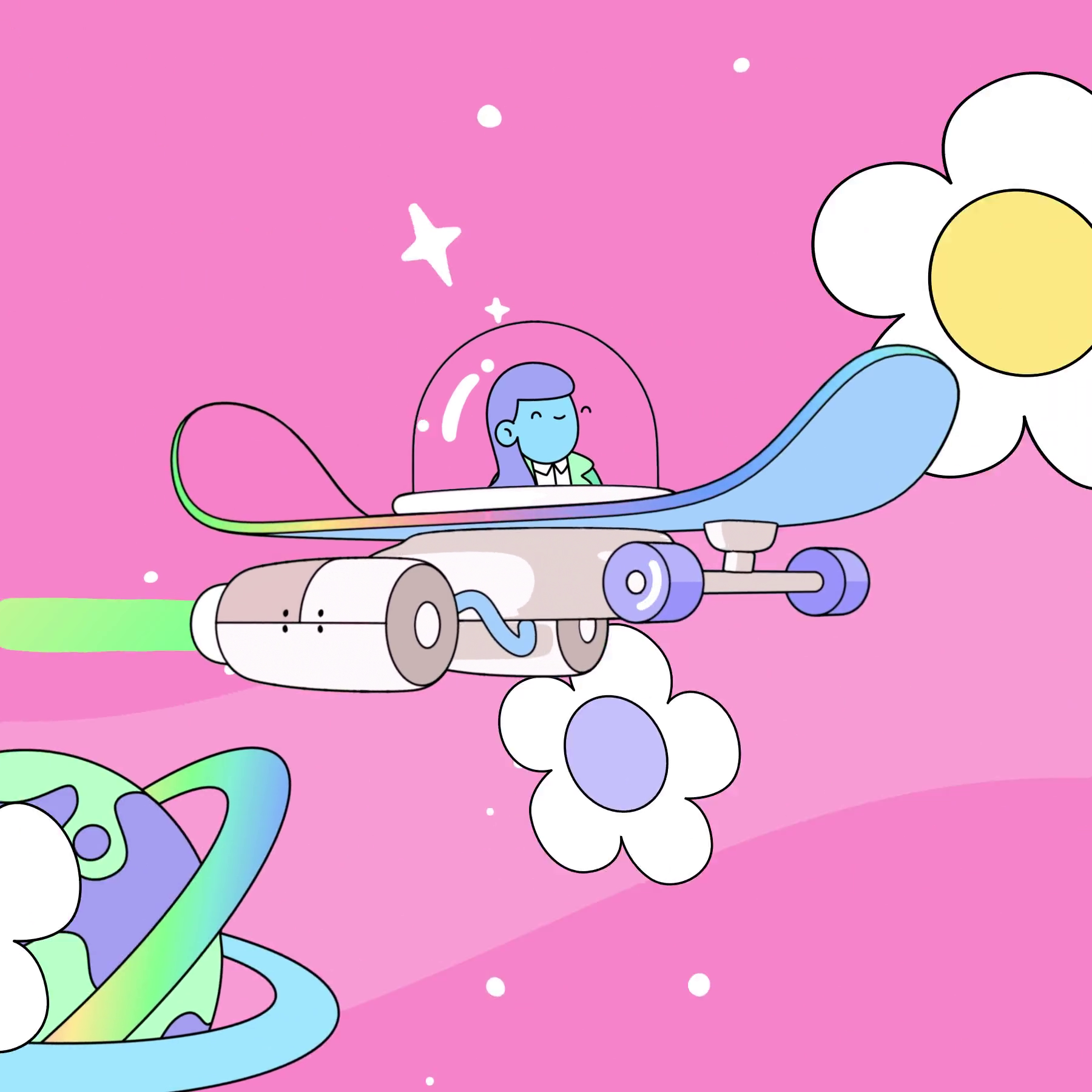 The Doodles Founders - Space Doodles - Space Doodle #9765 - NFT # 9765