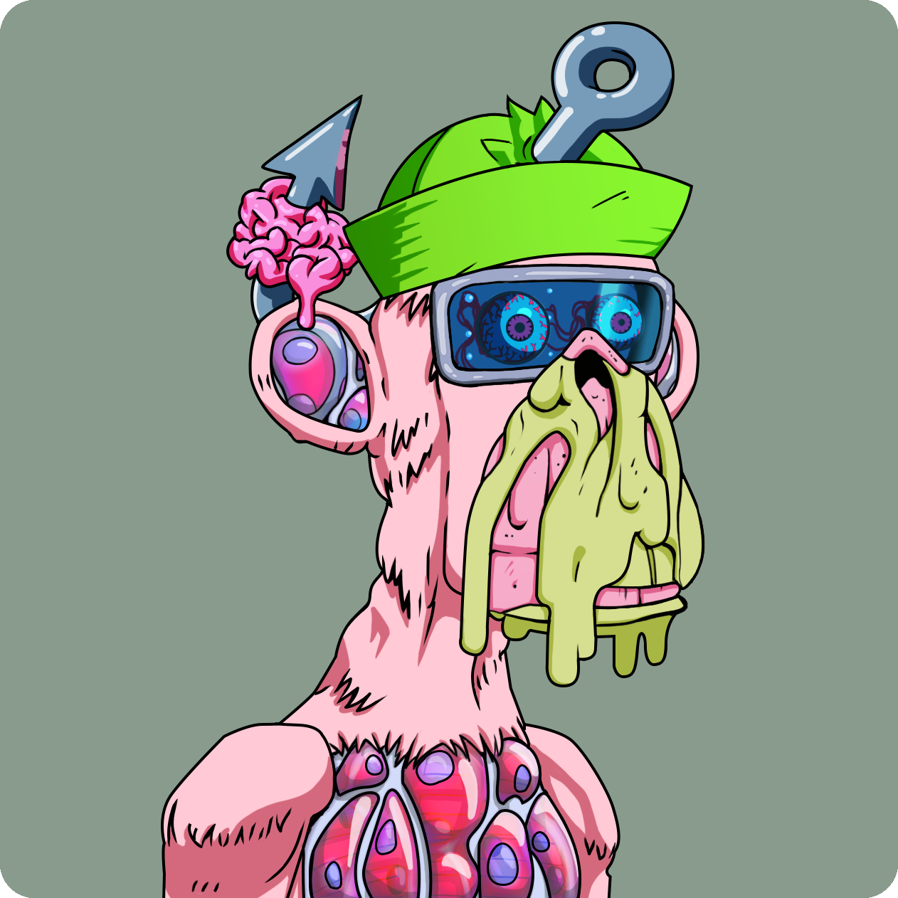 Yuga Labs - Mutant Ape Yacht Club - NFT # 9055