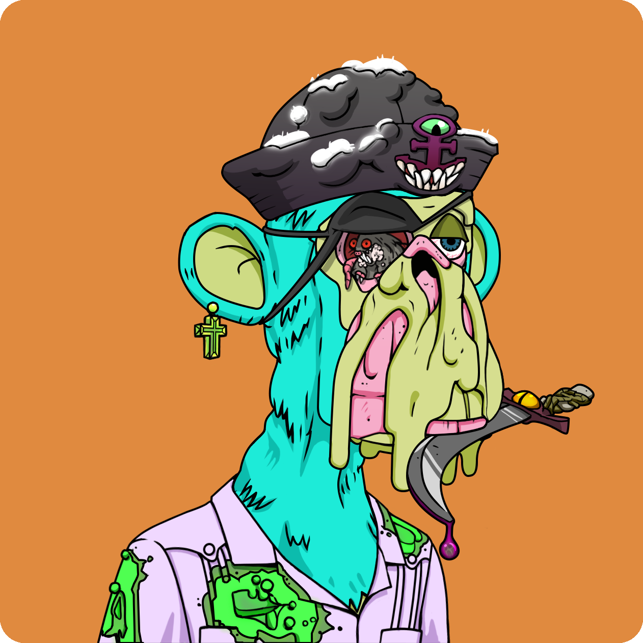 Yuga Labs - Mutant Ape Yacht Club - NFT # 24898