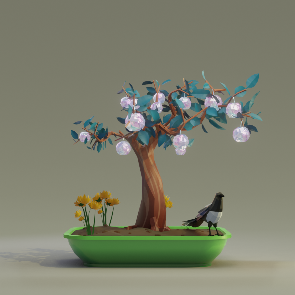 ZENFT Garden Society - Bonsai - Bonsai #8842 - NFT # 8842