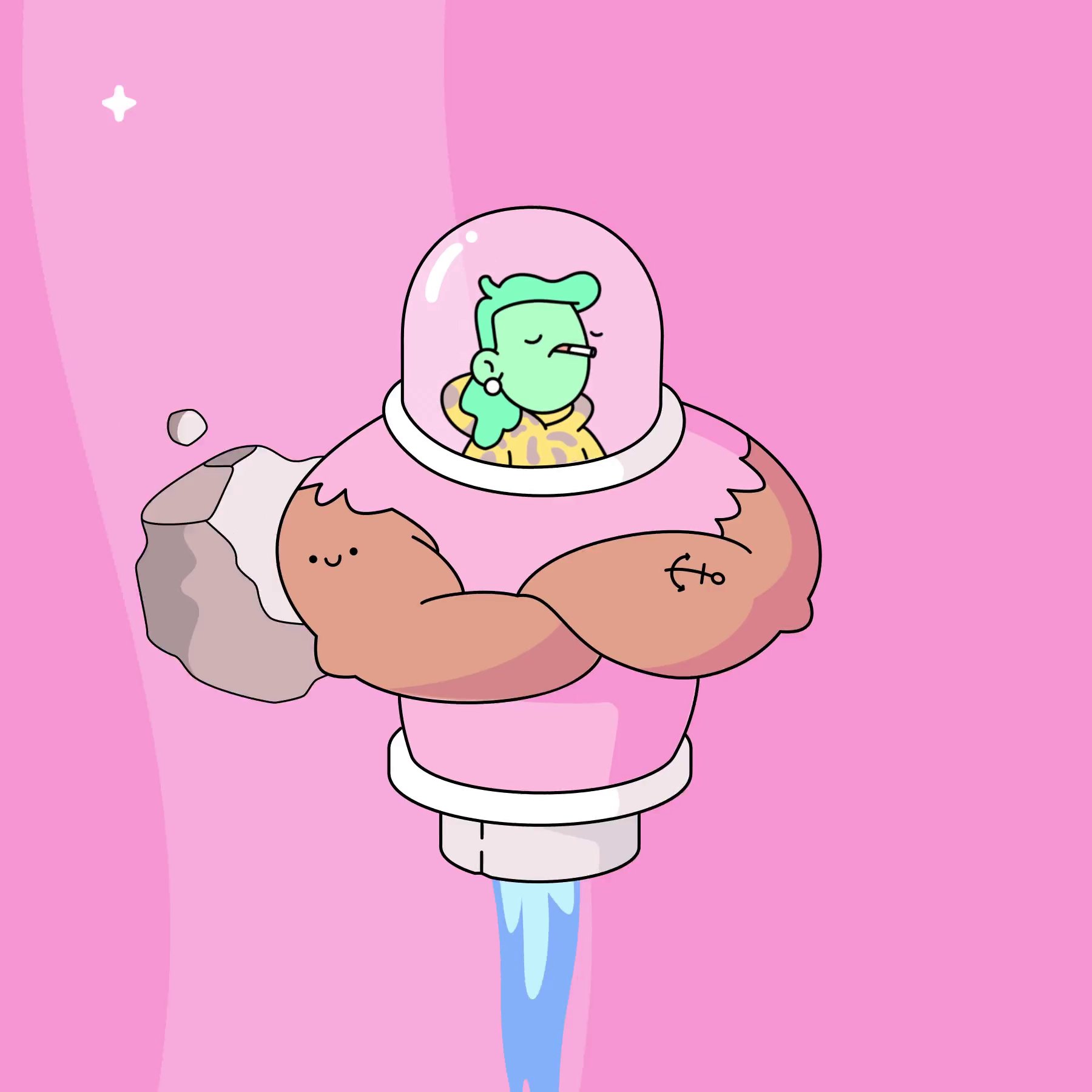 The Doodles Founders - Space Doodles - Space Doodle #10 - NFT # 10