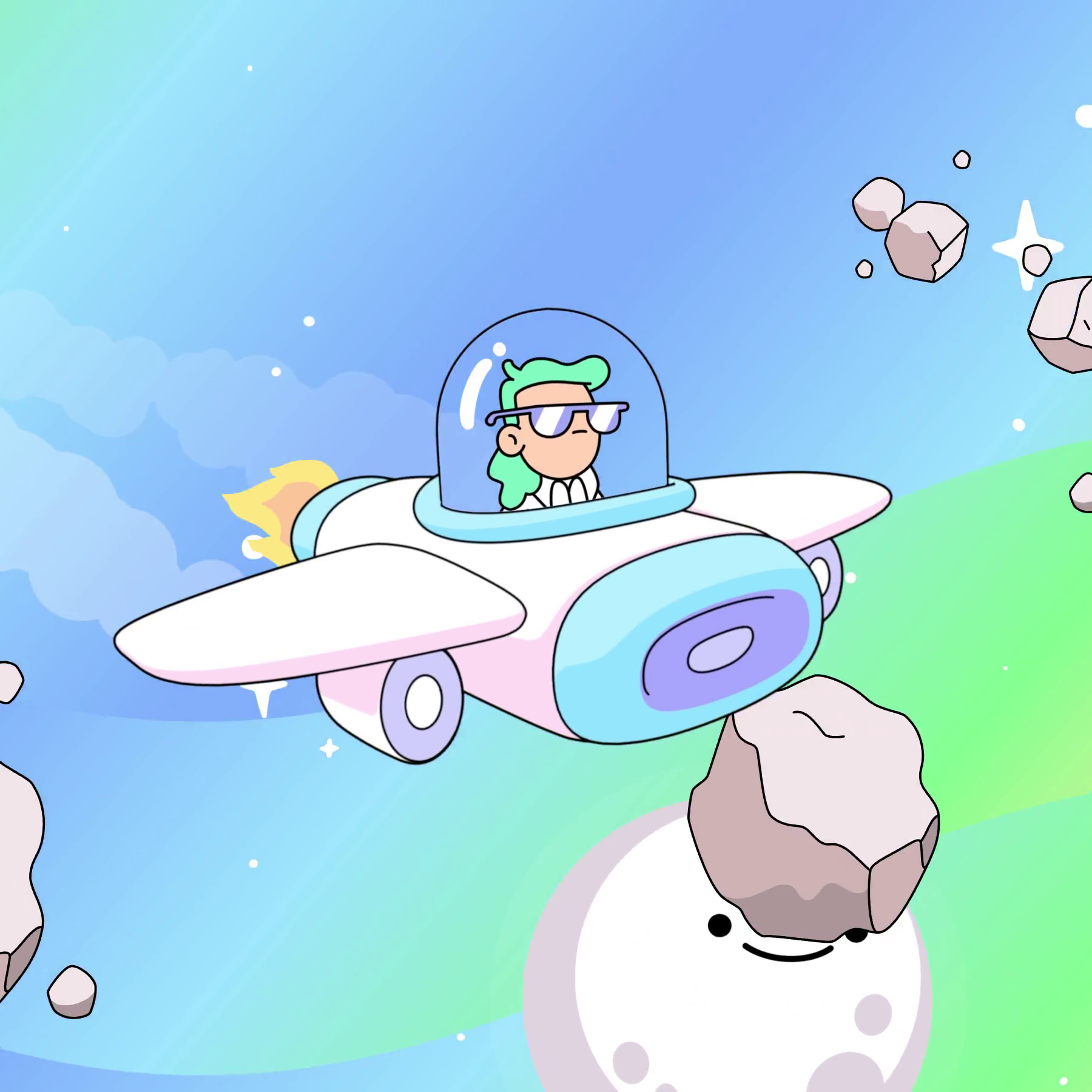 The Doodles Founders - Space Doodles - Space Doodle #509 - NFT # 509