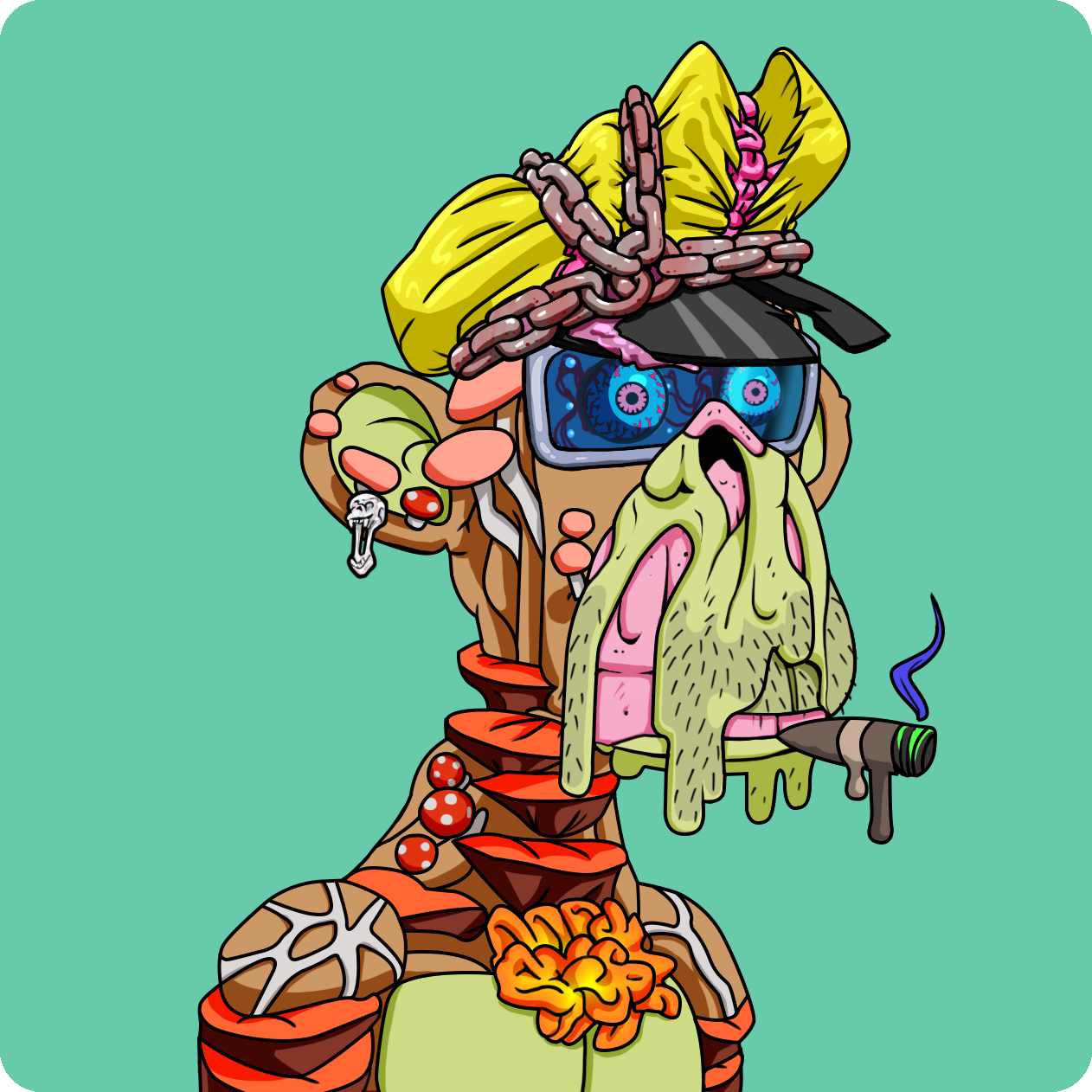 Yuga Labs - Mutant Ape Yacht Club - NFT # 17466