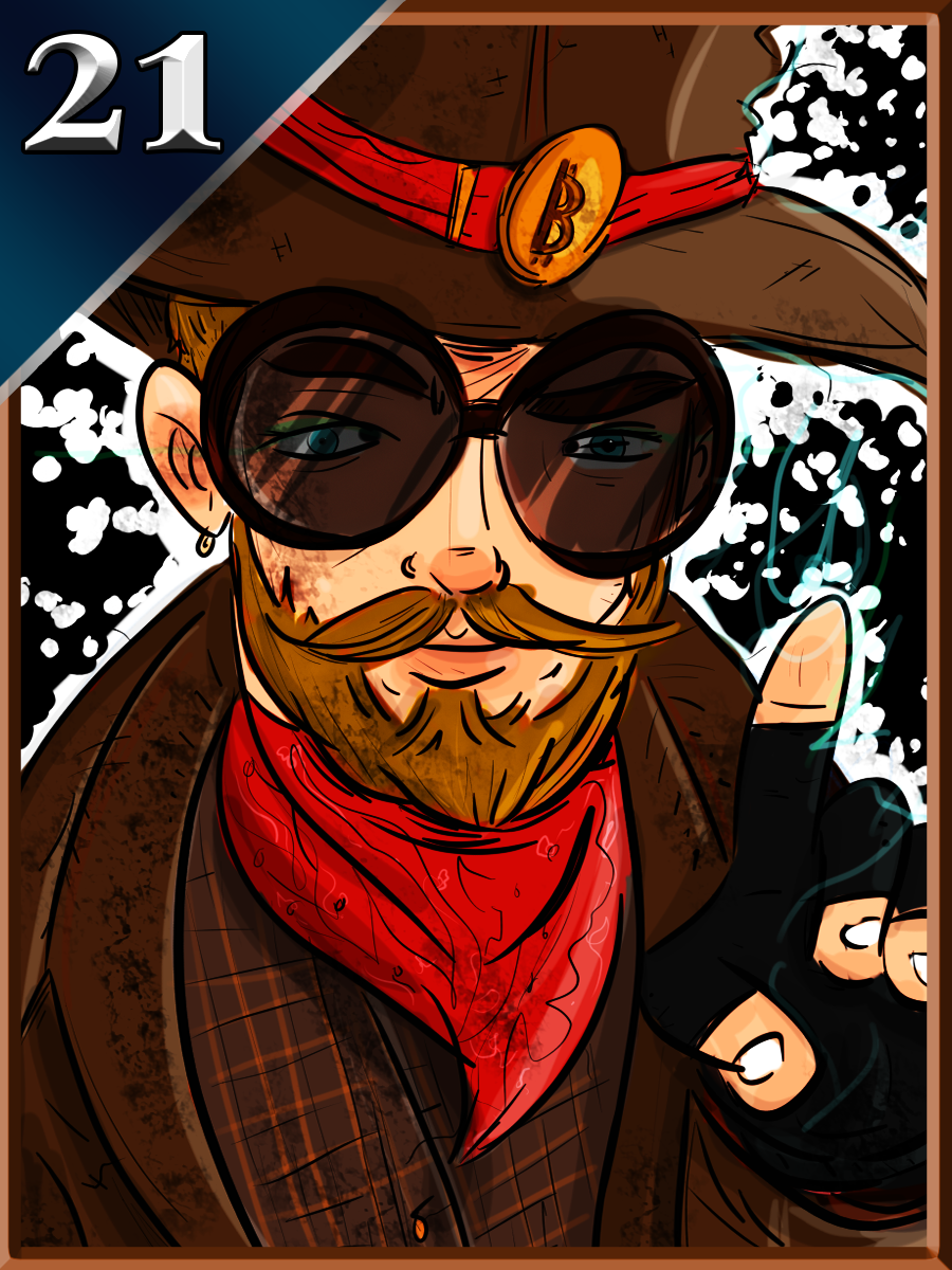 Curio Cards - Curio Cards - The Wizard - NFT # 21