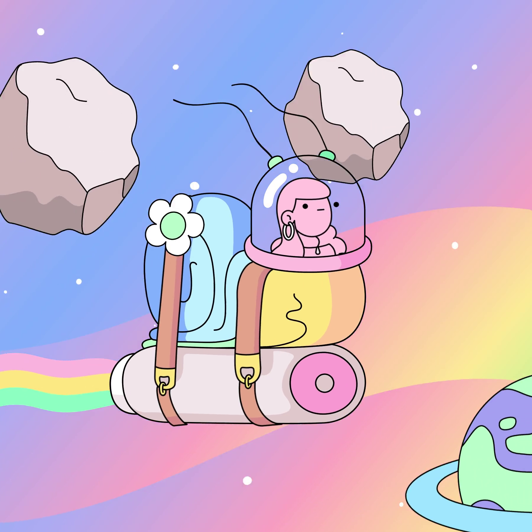 The Doodles Founders - Space Doodles - Space Doodle #9817 - NFT # 9817