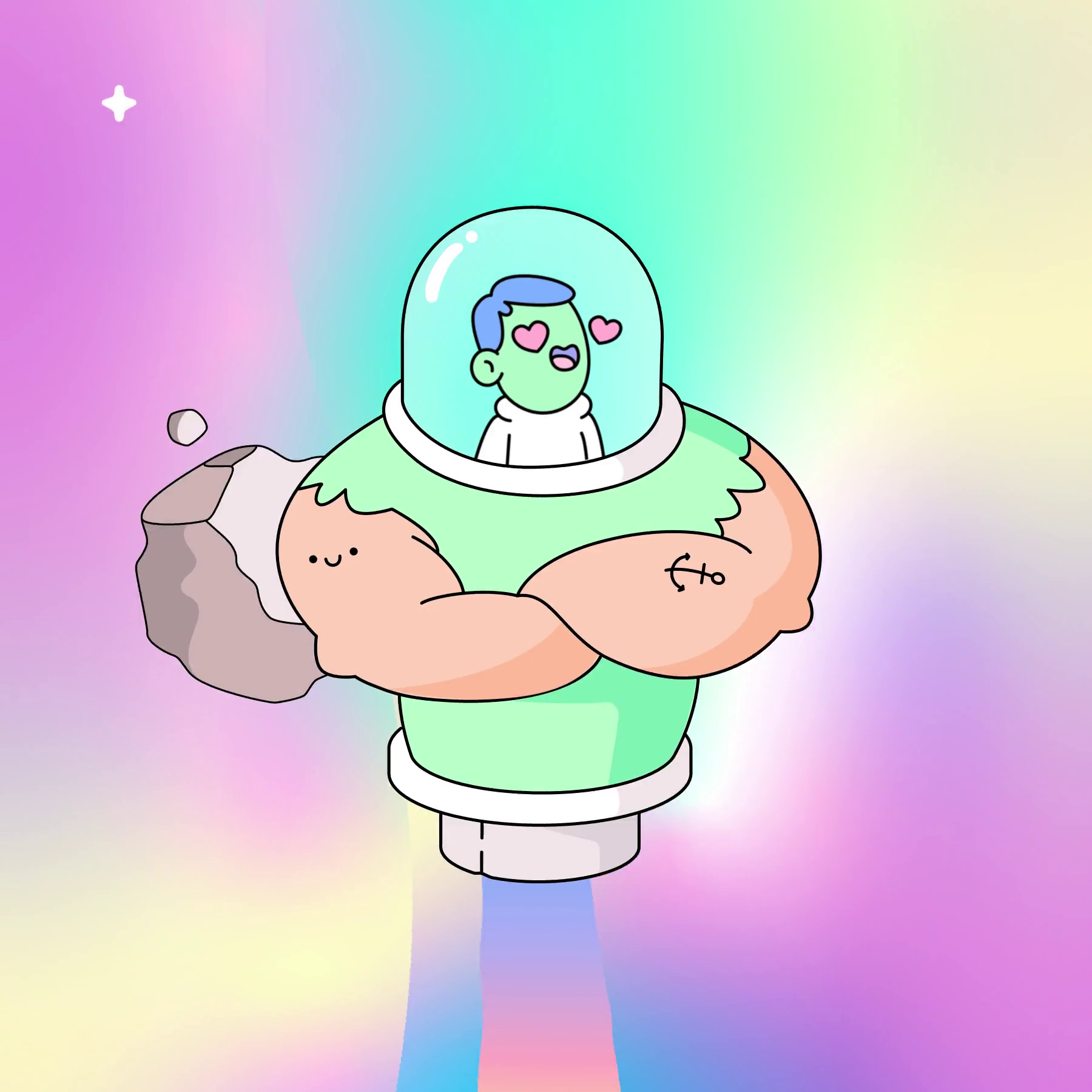 The Doodles Founders - Space Doodles - Space Doodle #9996 - NFT # 9996