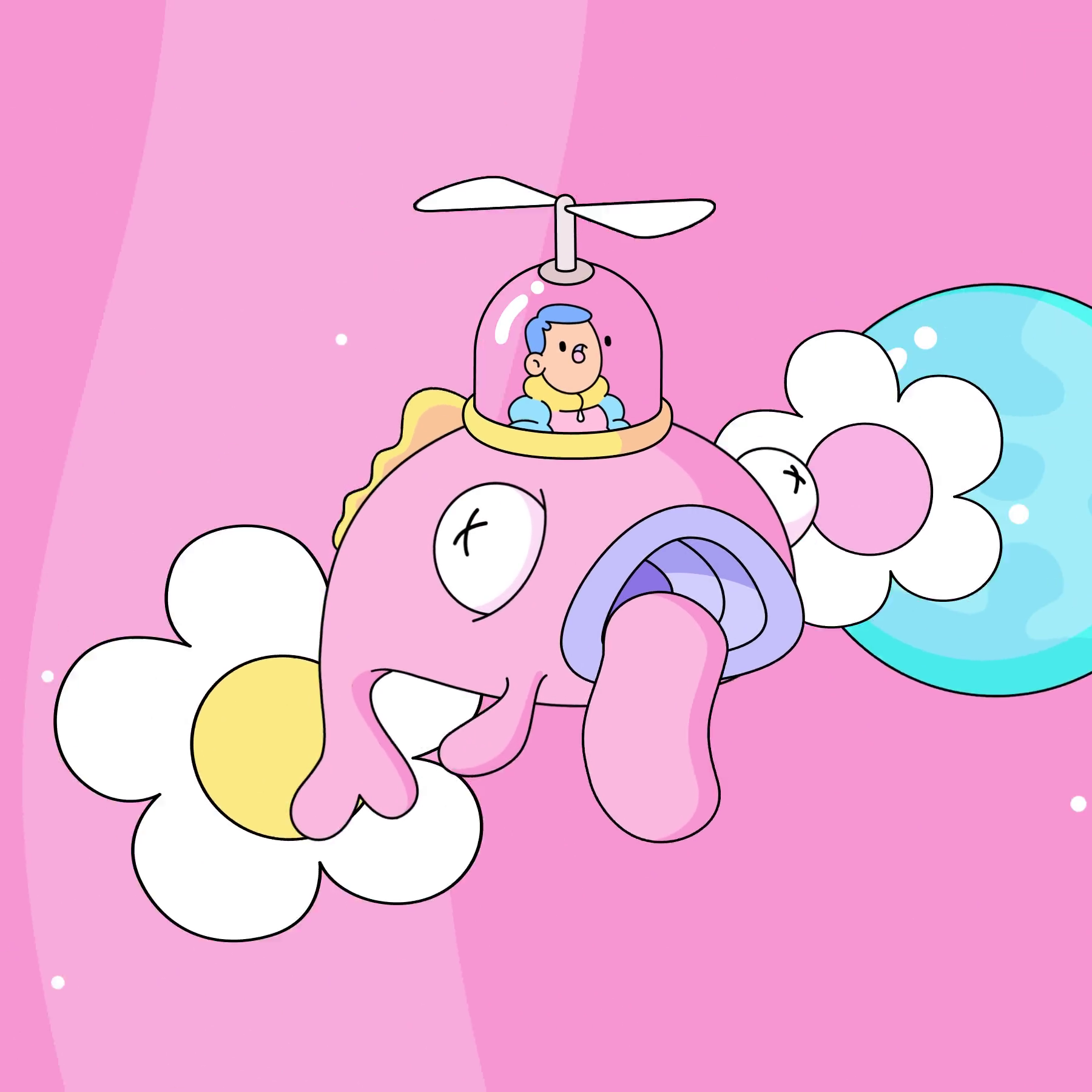 The Doodles Founders - Space Doodles - Space Doodle #88 - NFT # 88