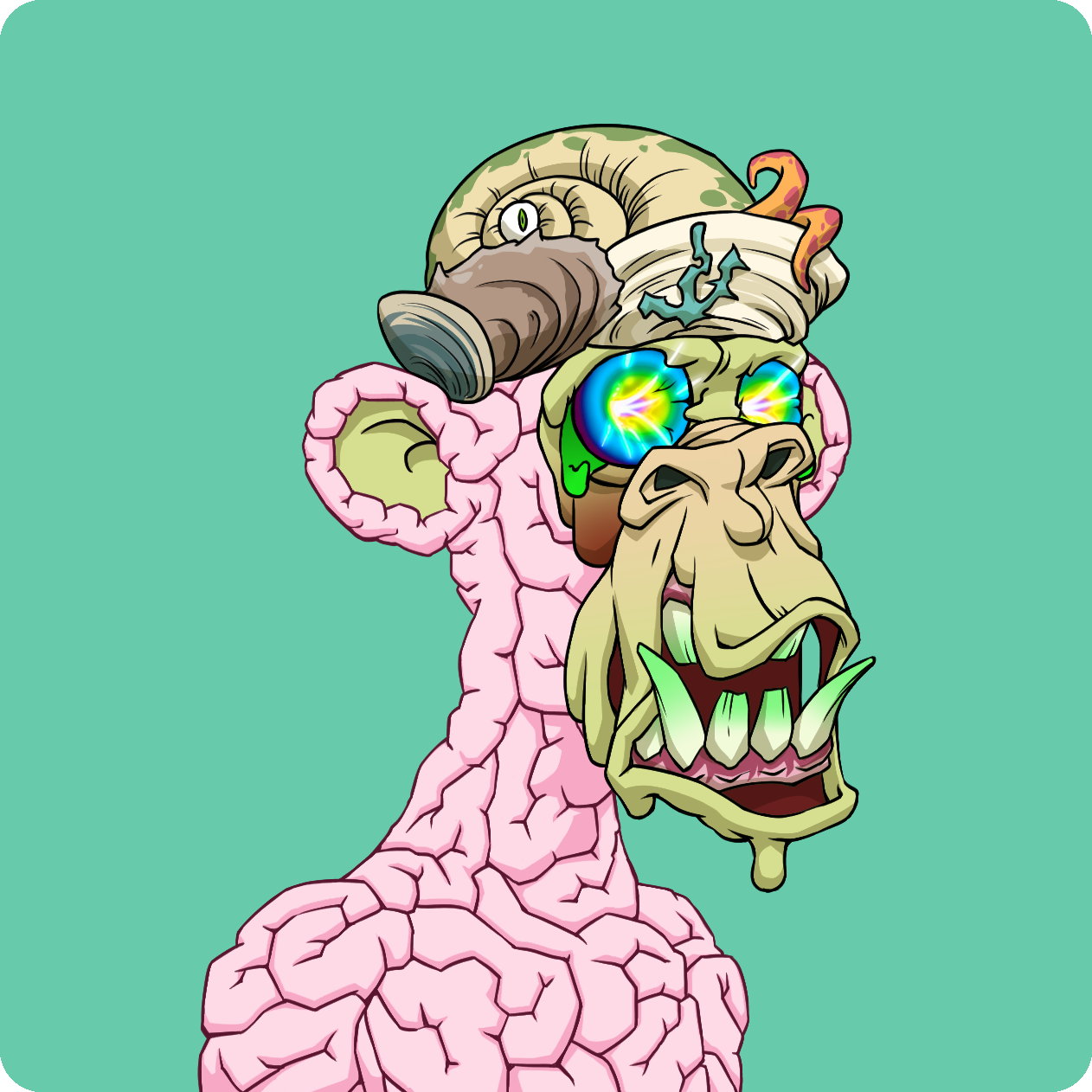 Yuga Labs - Mutant Ape Yacht Club - NFT # 1391