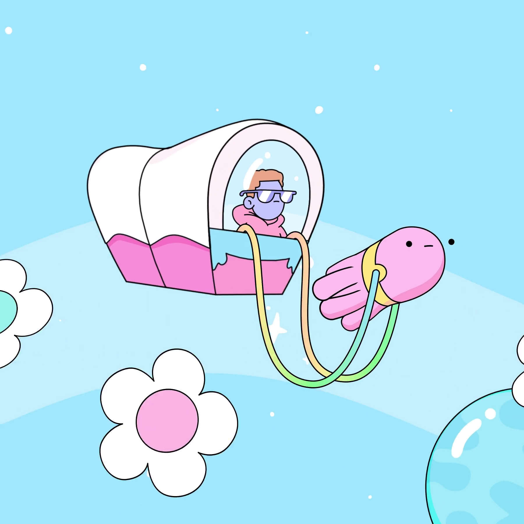 The Doodles Founders - Space Doodles - Space Doodle #208 - NFT # 208