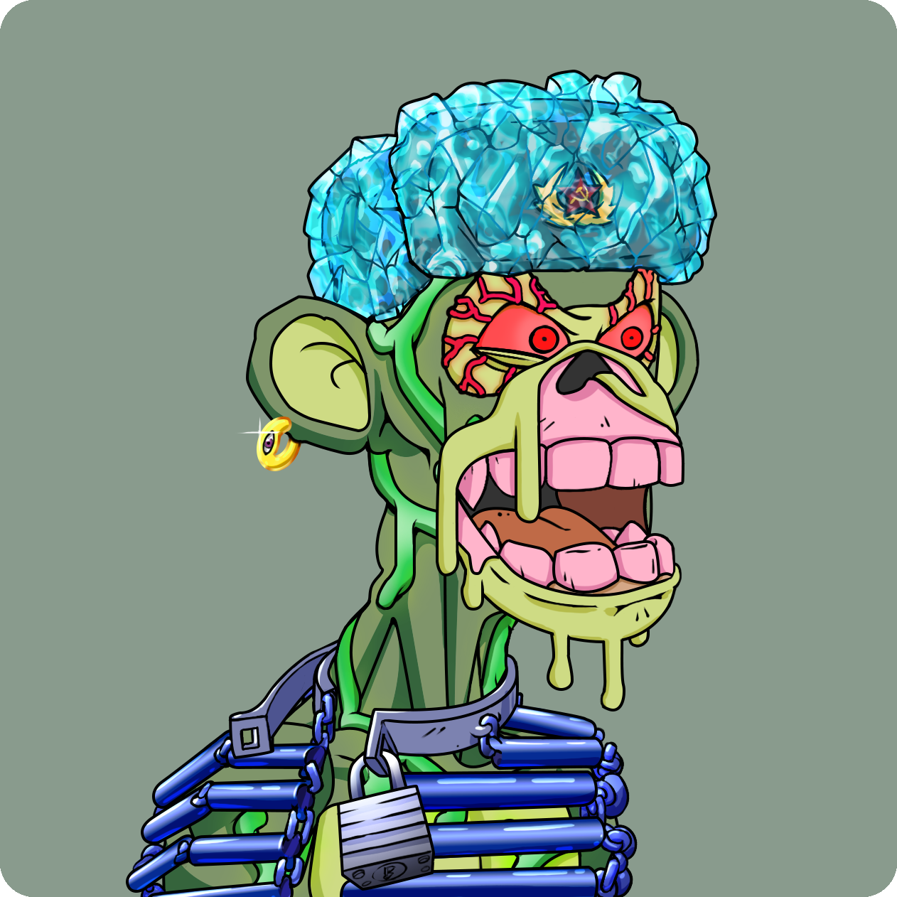 Yuga Labs - Mutant Ape Yacht Club - NFT # 21758